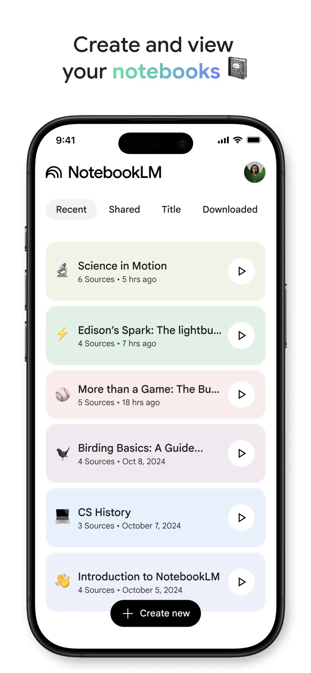 Google NotebookLM App Store screenshot 2