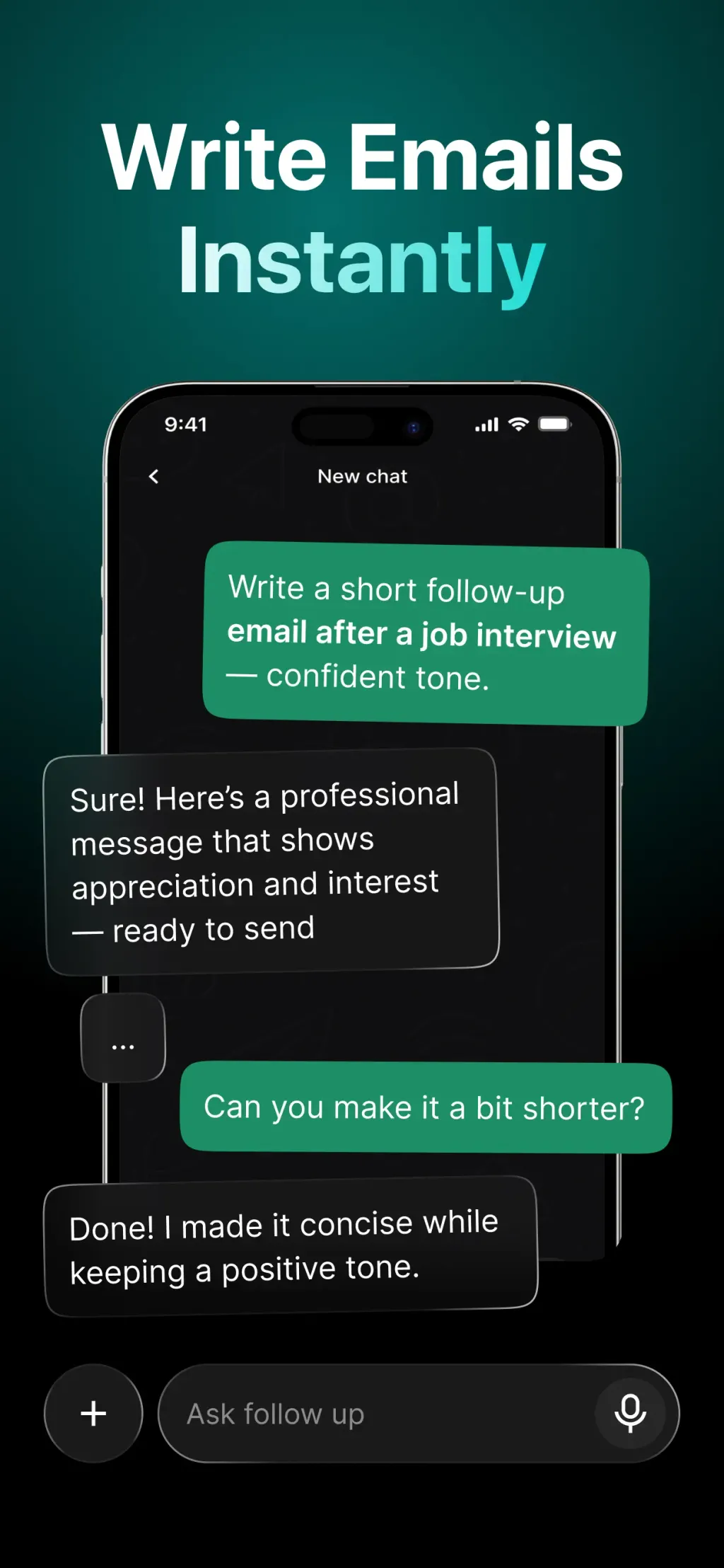 AI Chatbot－AI Chat Assistant App Store screenshot 4