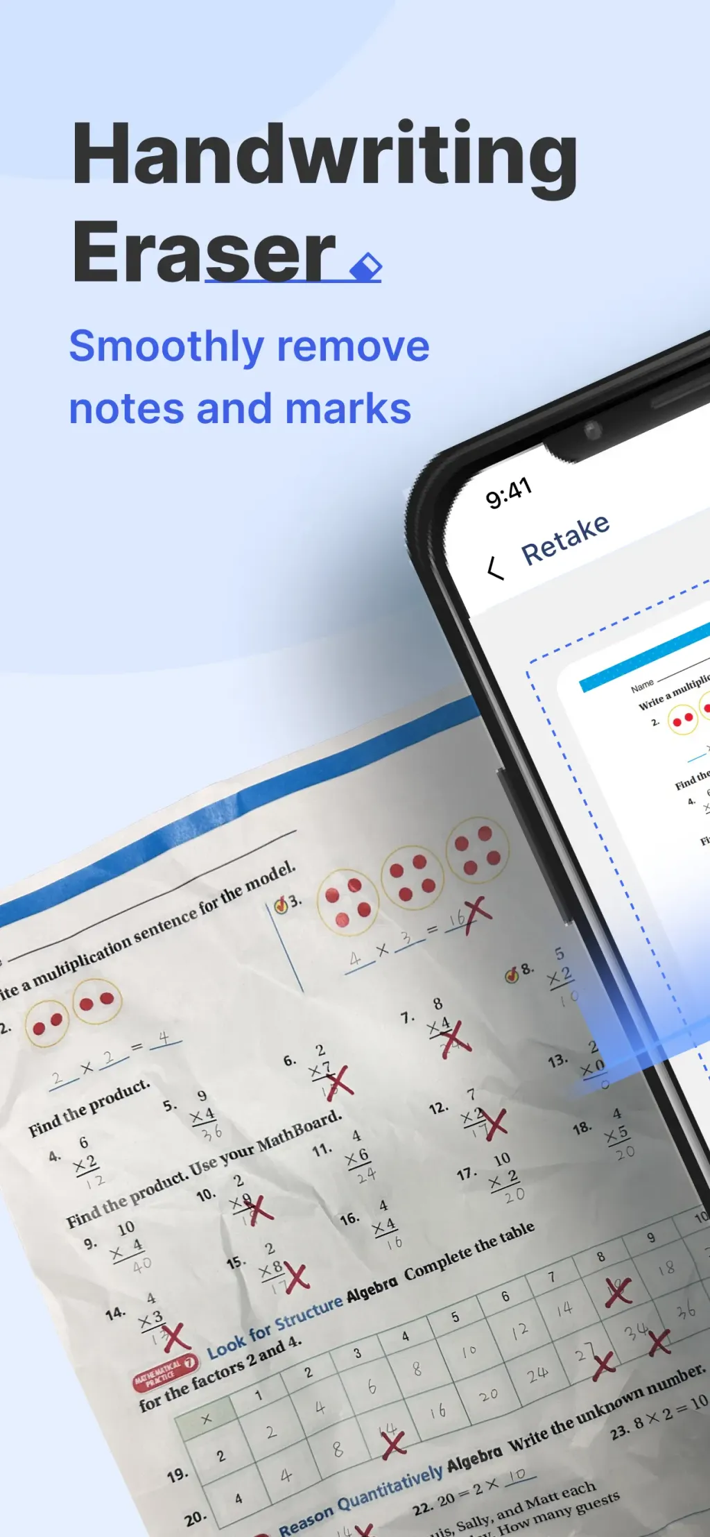 GradeUp: Homework Scanner App Store screenshot 1