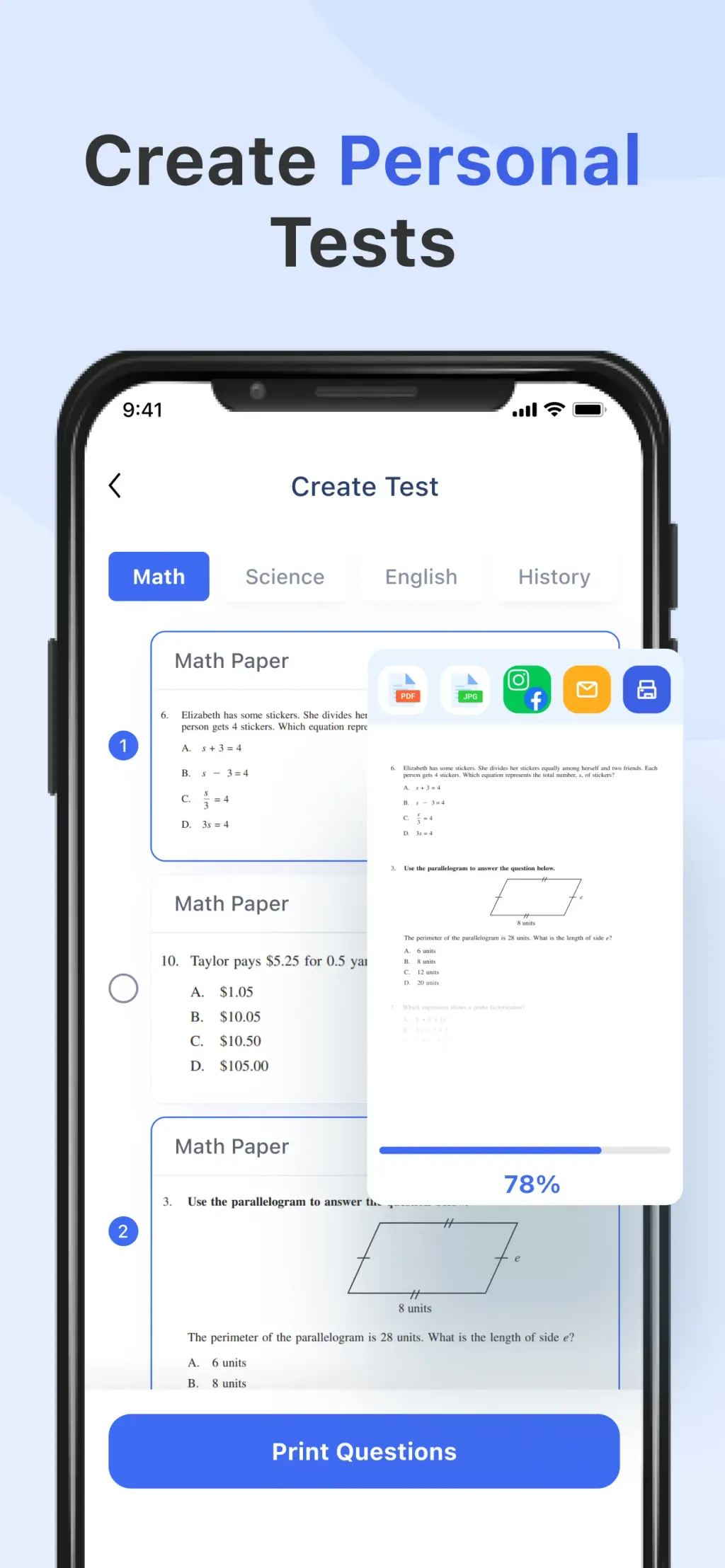 GradeUp: Homework Scanner App Store screenshot 4
