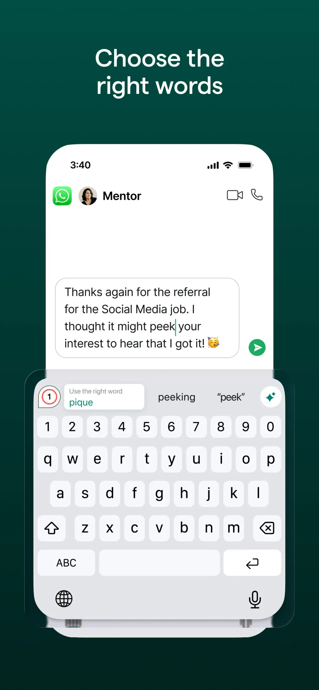 Grammarly: AI Keyboard & Notes App Store screenshot 3