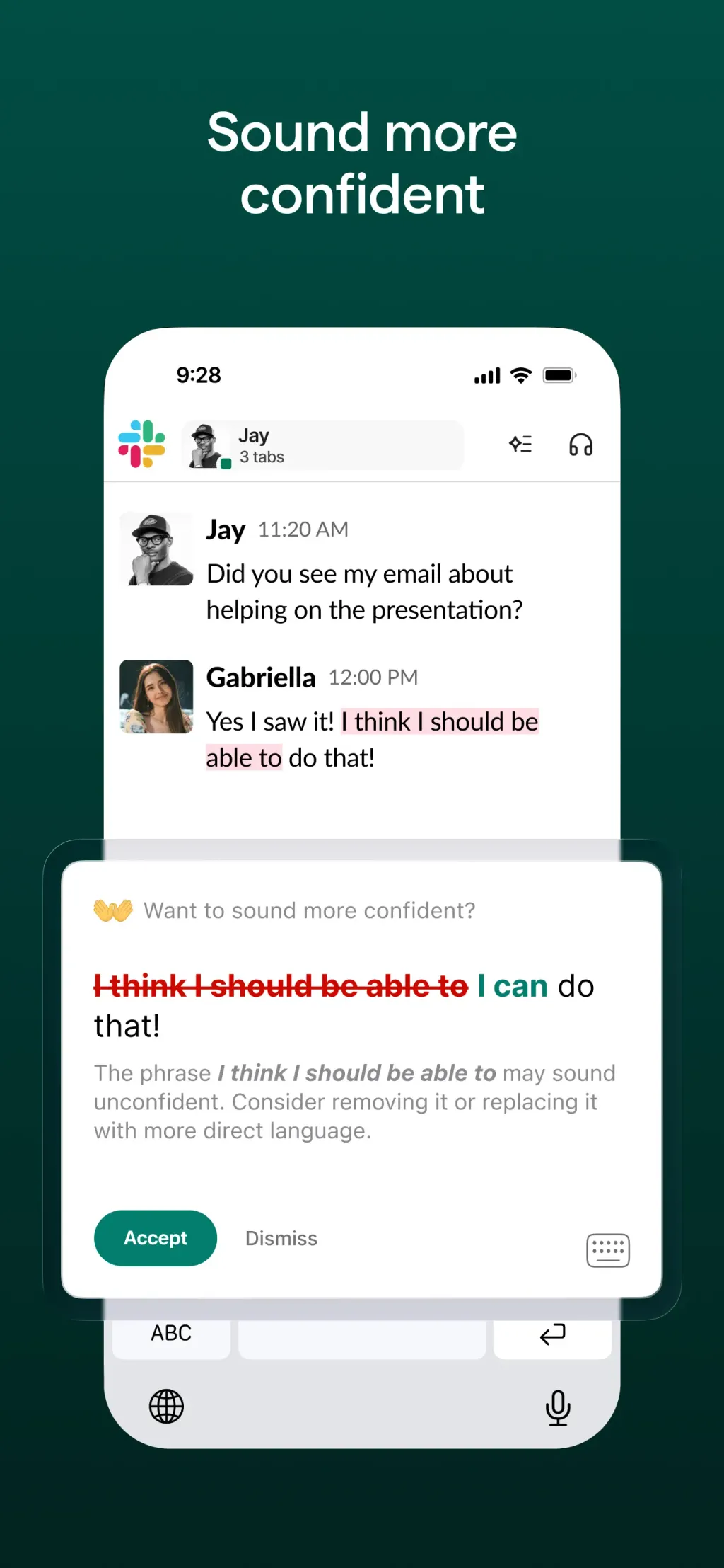Grammarly: AI Keyboard & Notes App Store screenshot 7
