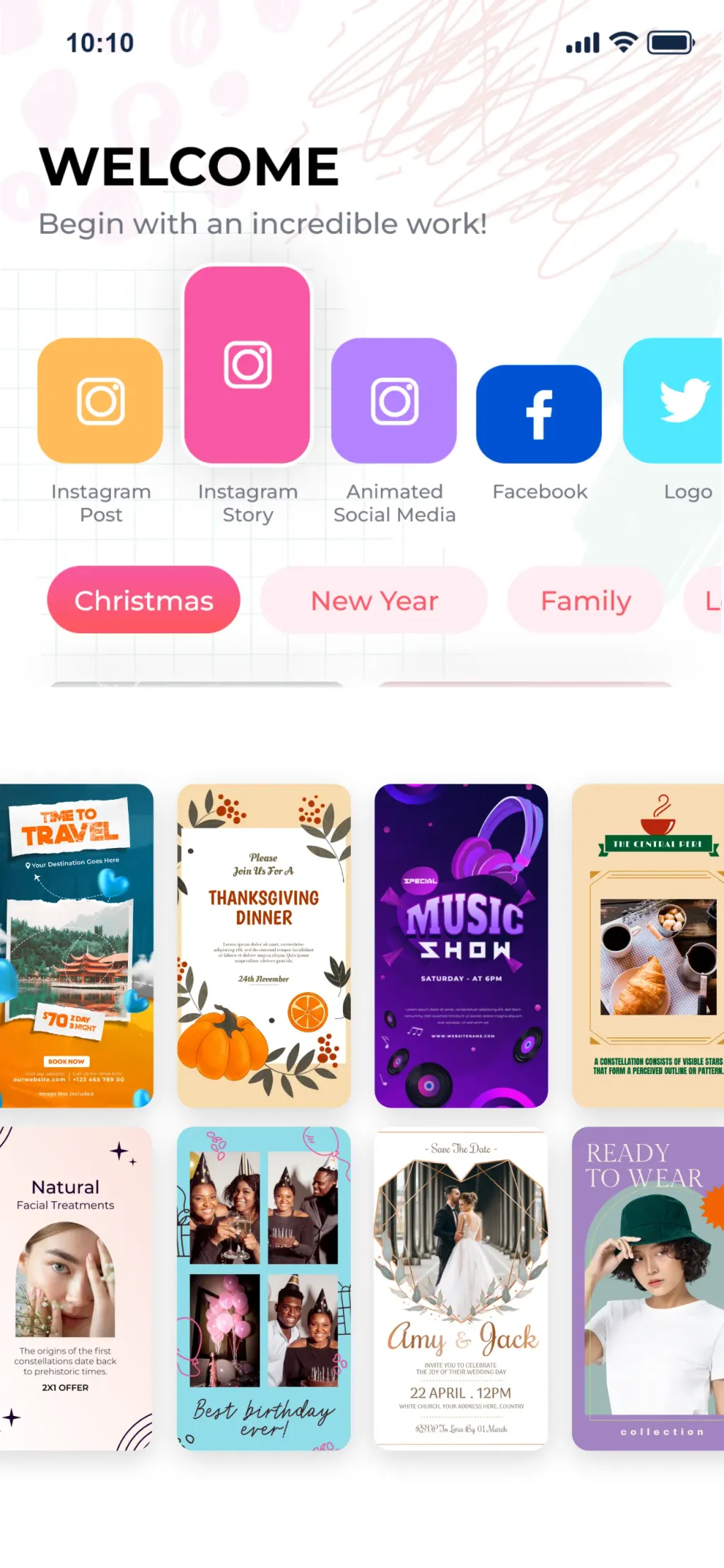 Graphic Design & Logo Creator. App Store screenshot 1