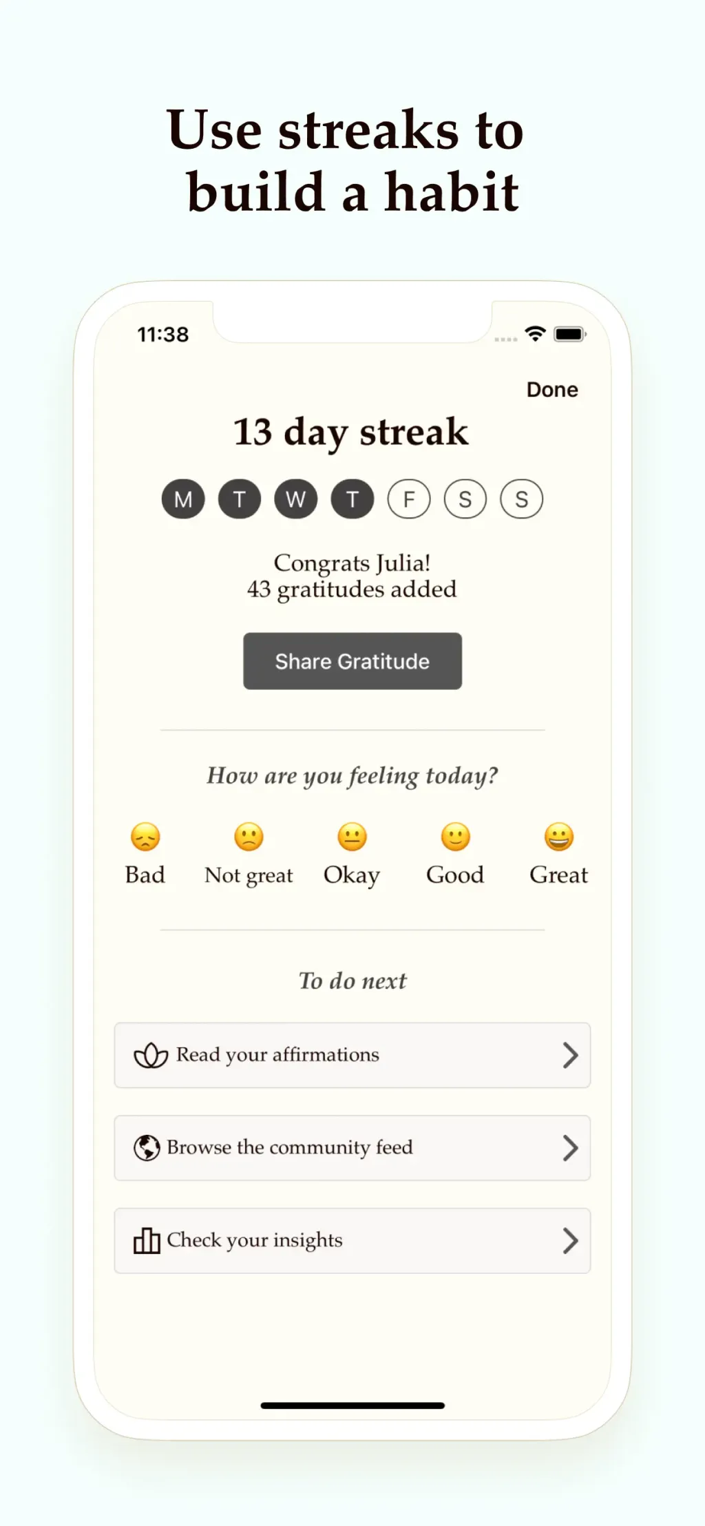 Gratitude Plus – Journal App Store screenshot 7