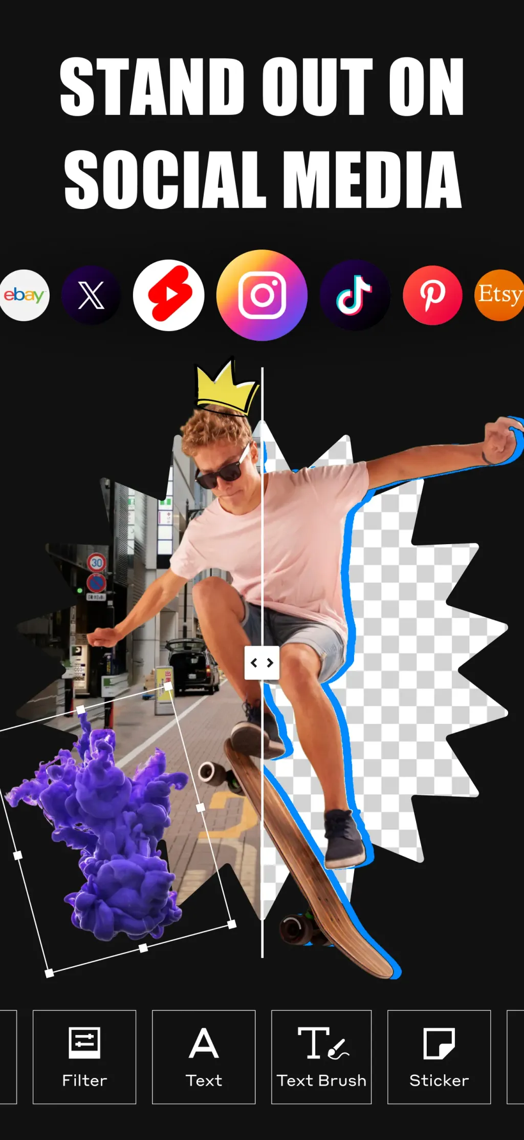 GRIDS Post maker for Instagram App Store screenshot 1