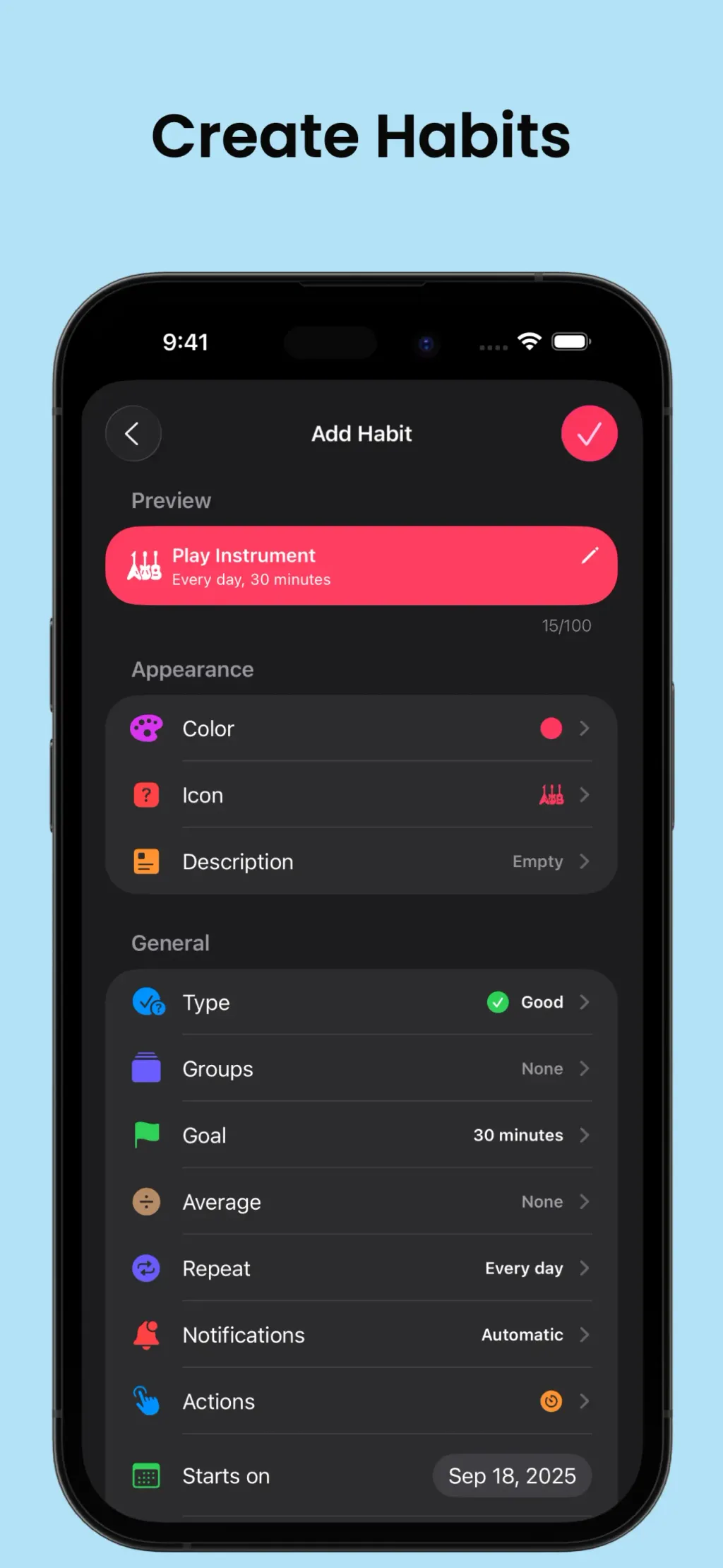 Grit: Daily Habit Tracker screenshot 2
