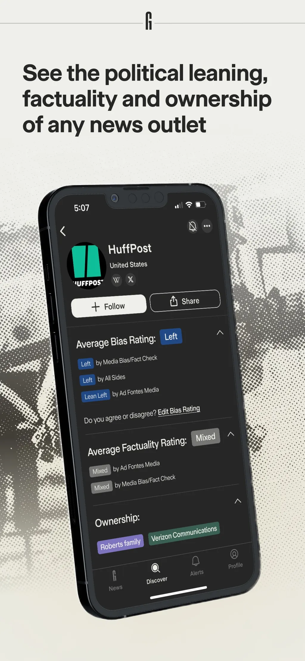 Ground News App Store screenshot 4