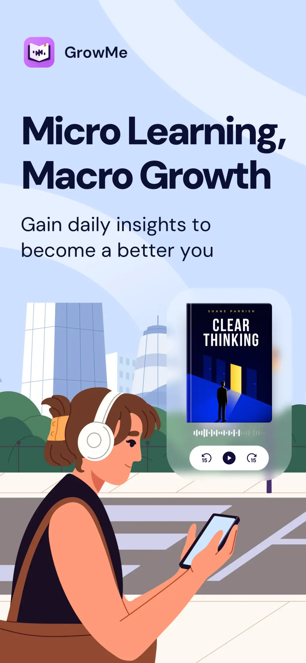 GrowMe: Micro Learning Daily App Store screenshot 1