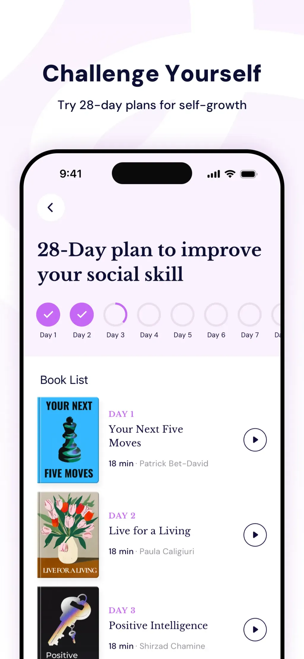 GrowMe: Micro Learning Daily App Store screenshot 3
