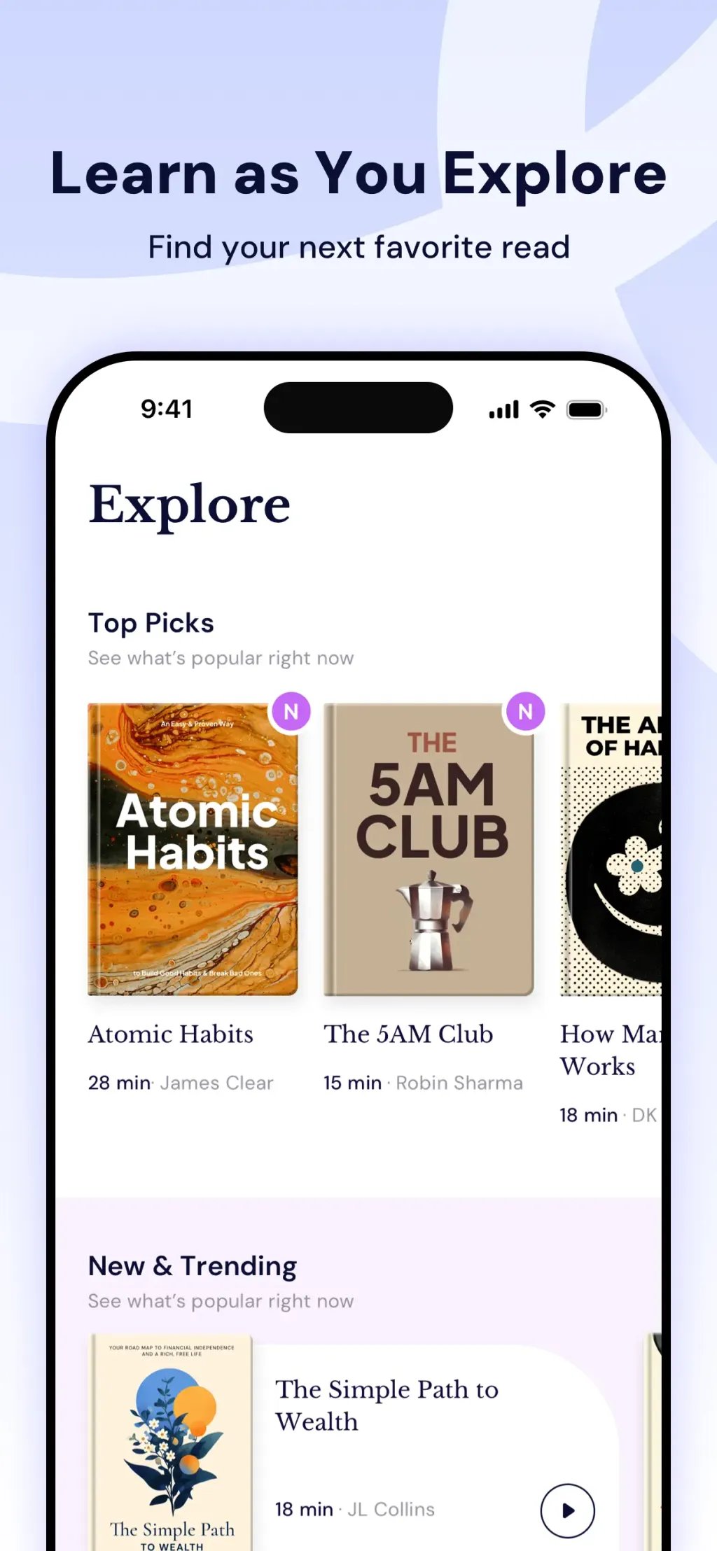 GrowMe: Micro Learning Daily screenshot 1