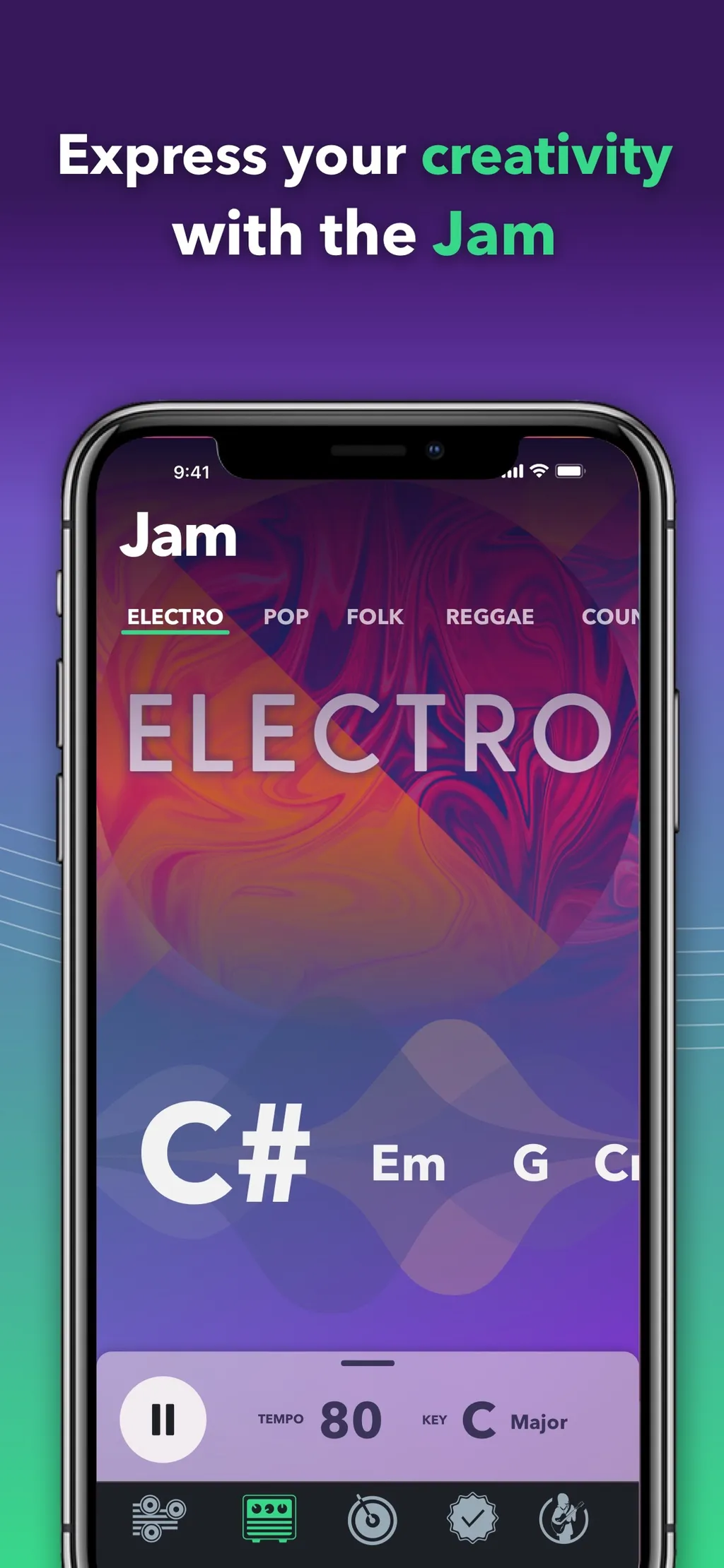 Guitar Tuner Easy tune chords App Store screenshot 3