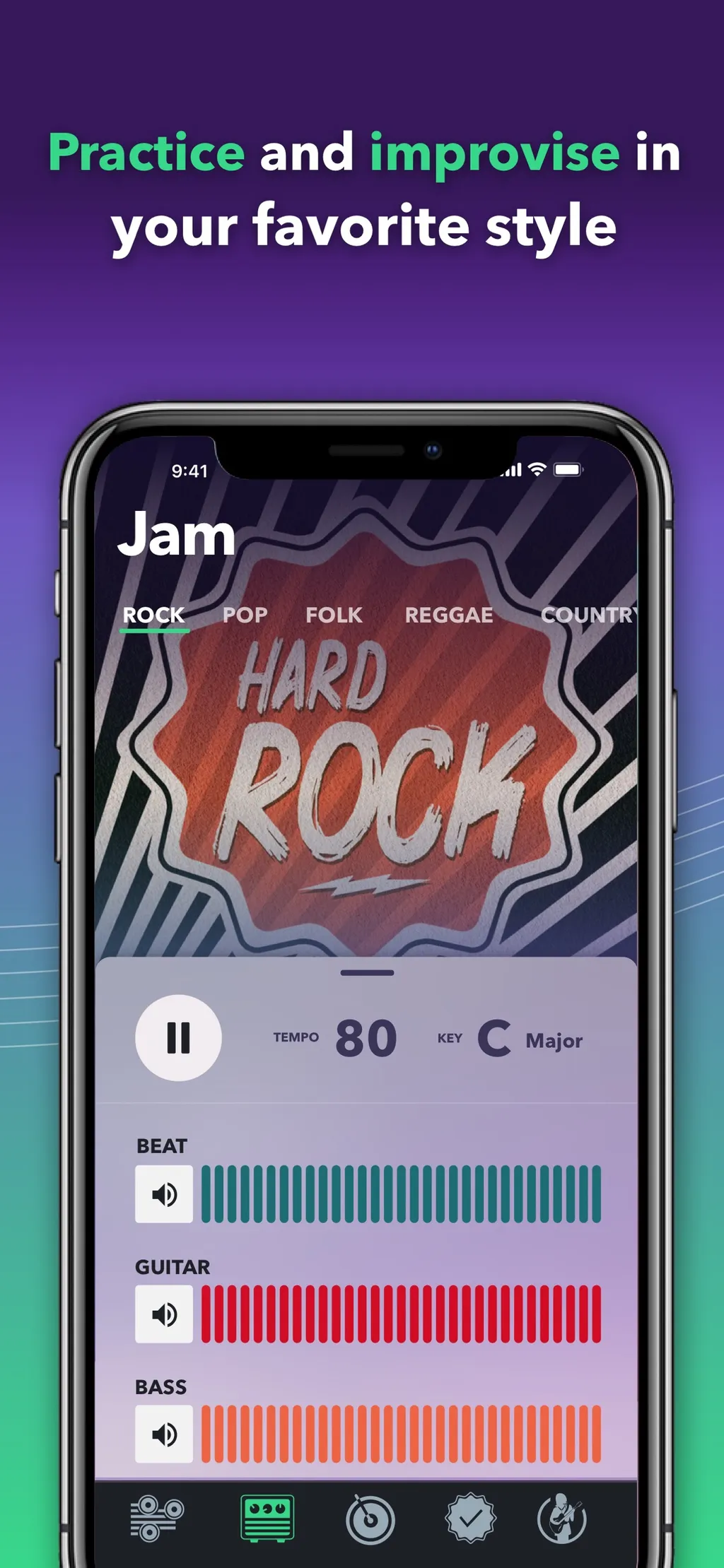 Guitar Tuner Easy tune chords App Store screenshot 4