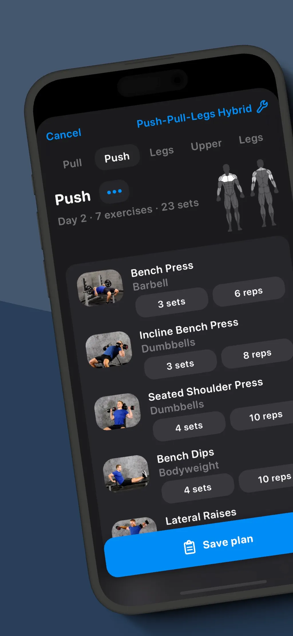 Gym Workout Alpha Progression App Store screenshot 1