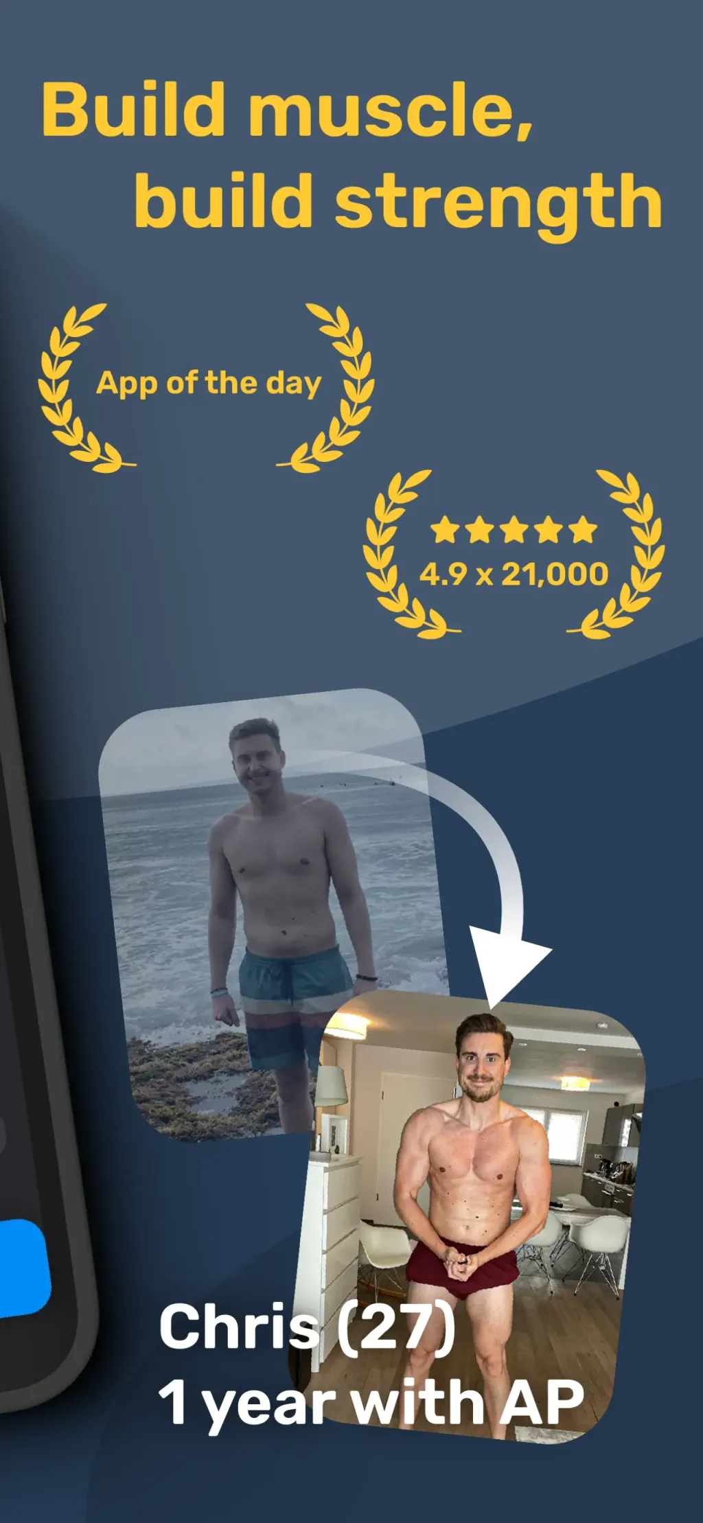 Gym Workout Alpha Progression App Store screenshot 2