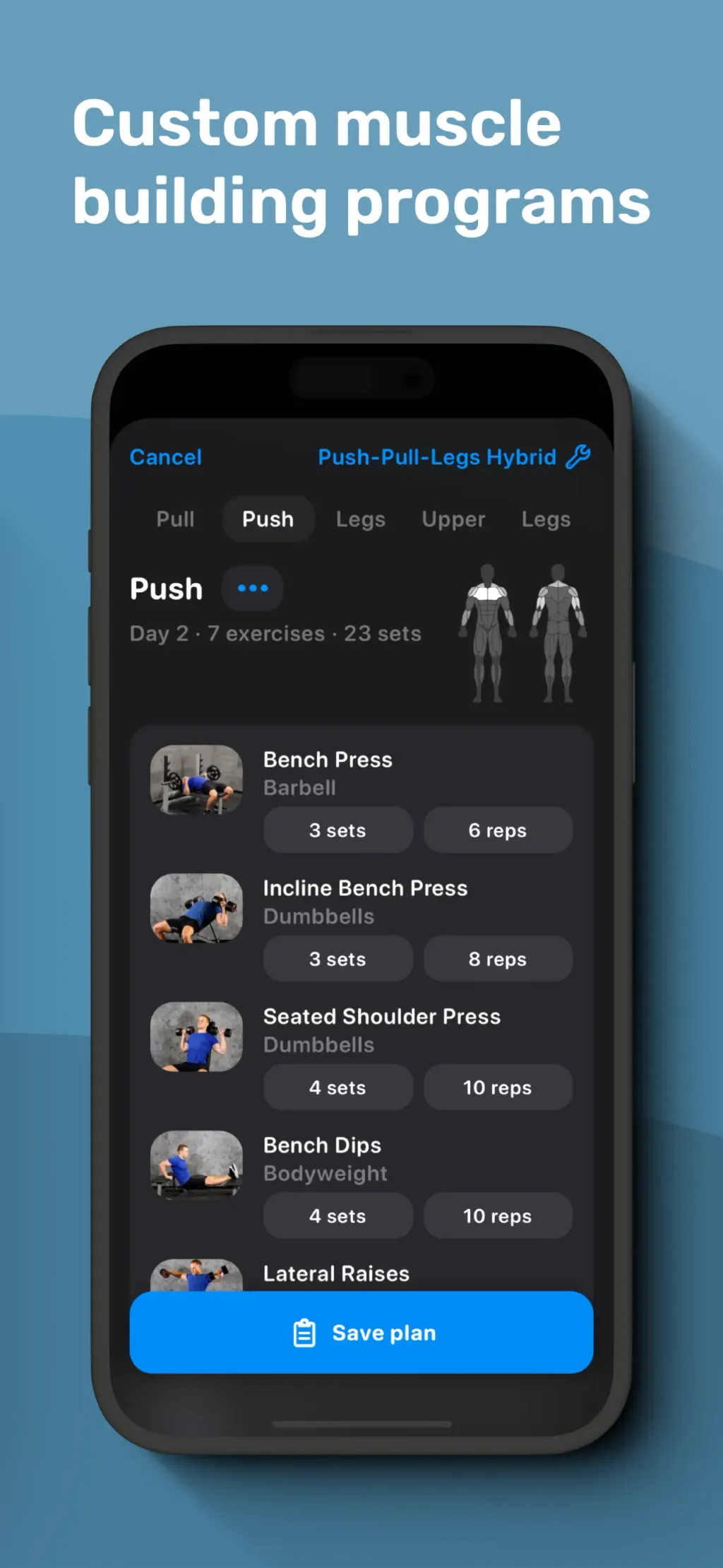 Gym Workout Alpha Progression App Store screenshot 4