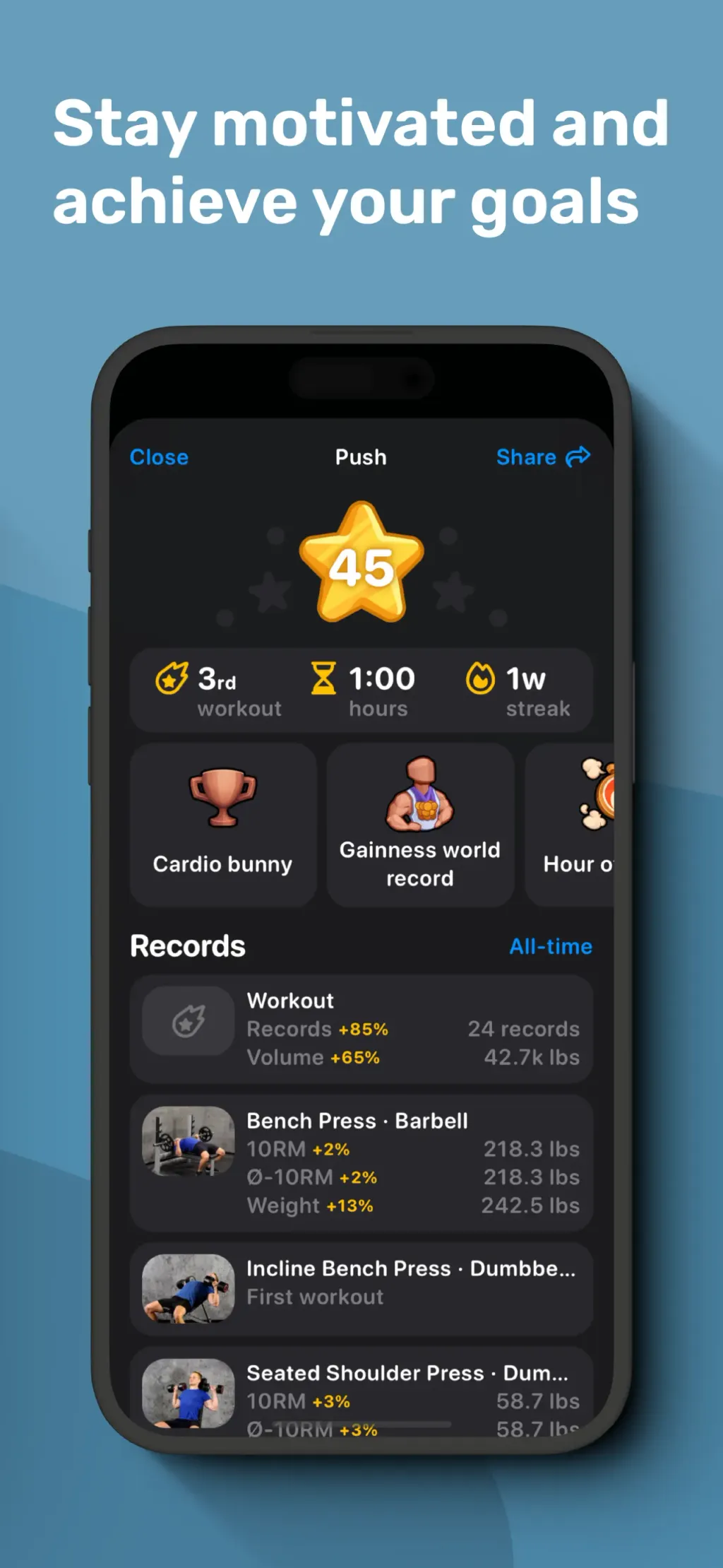 Gym Workout Alpha Progression screenshot 1