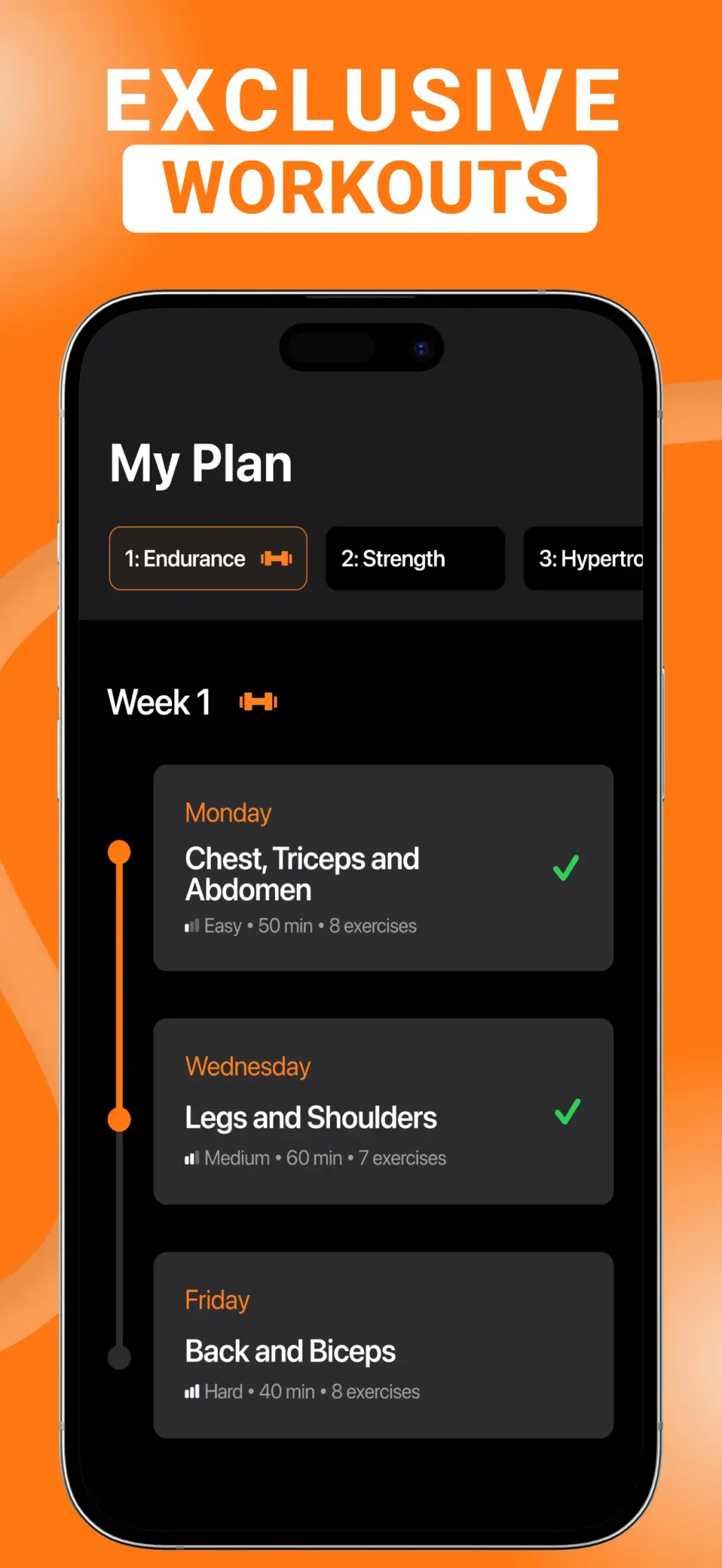 Gym WP - Workout Planner & Log App Store screenshot 1