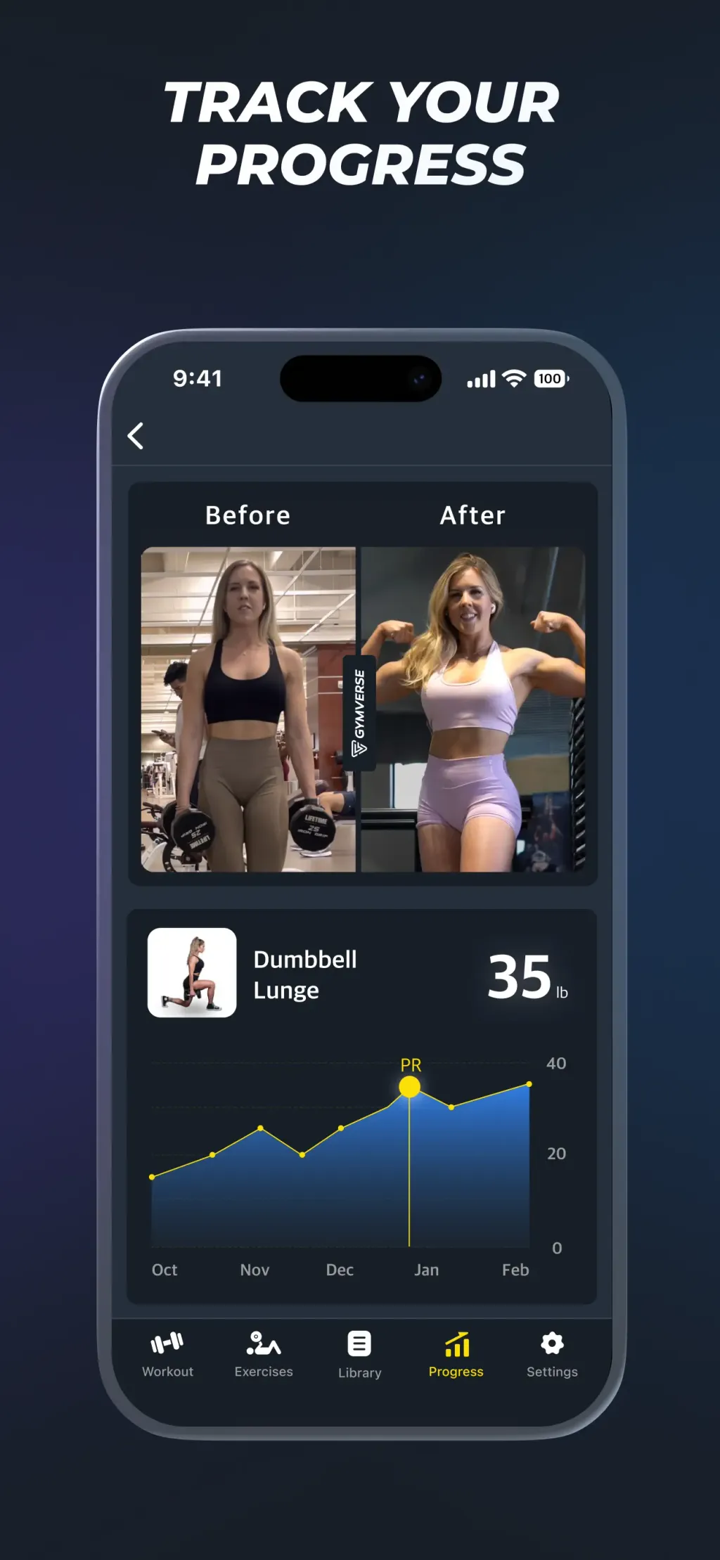 Gymverse: Gym Workout Planner App Store screenshot 5
