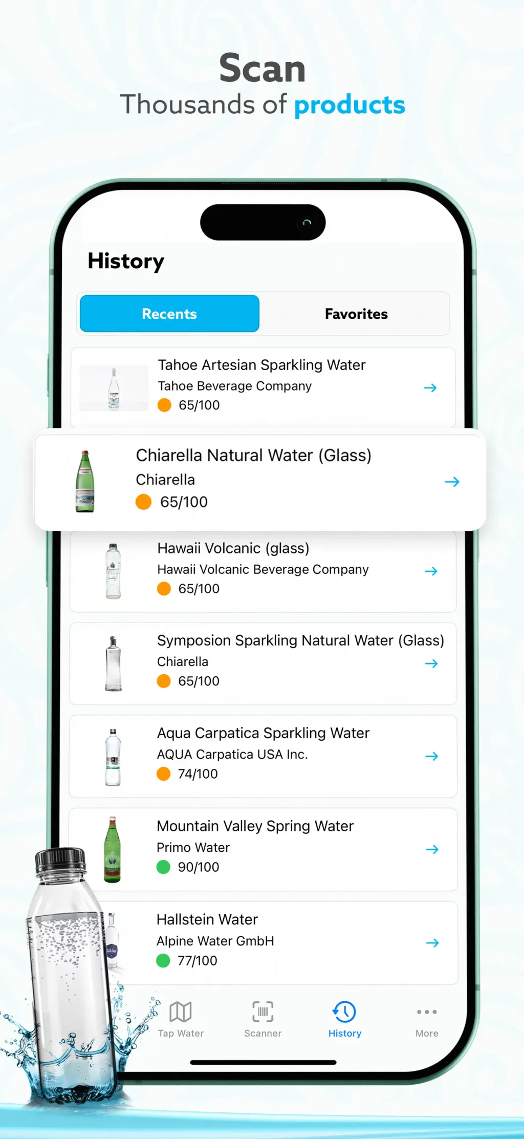 H20Score - Water Rankings App Store screenshot 3
