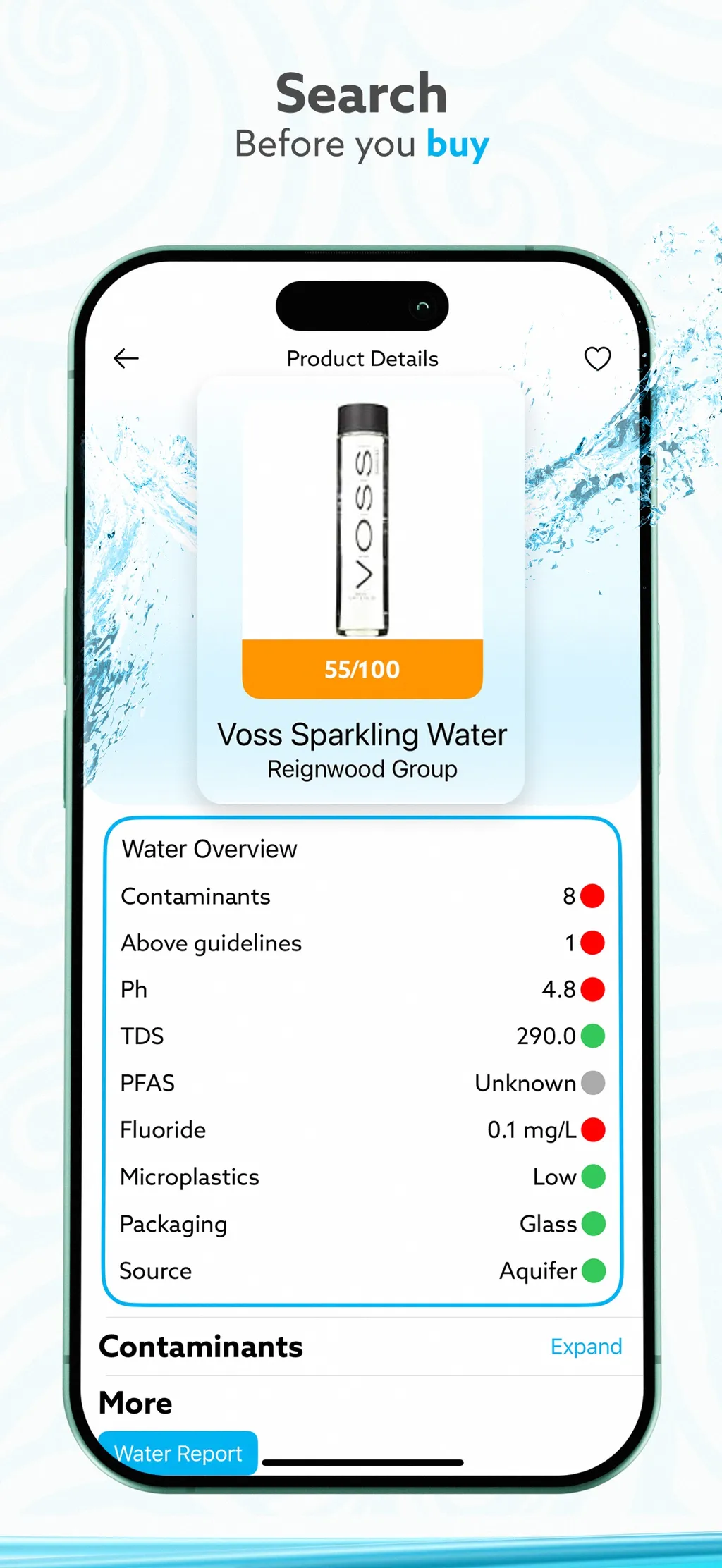 H20Score - Water Rankings screenshot 2