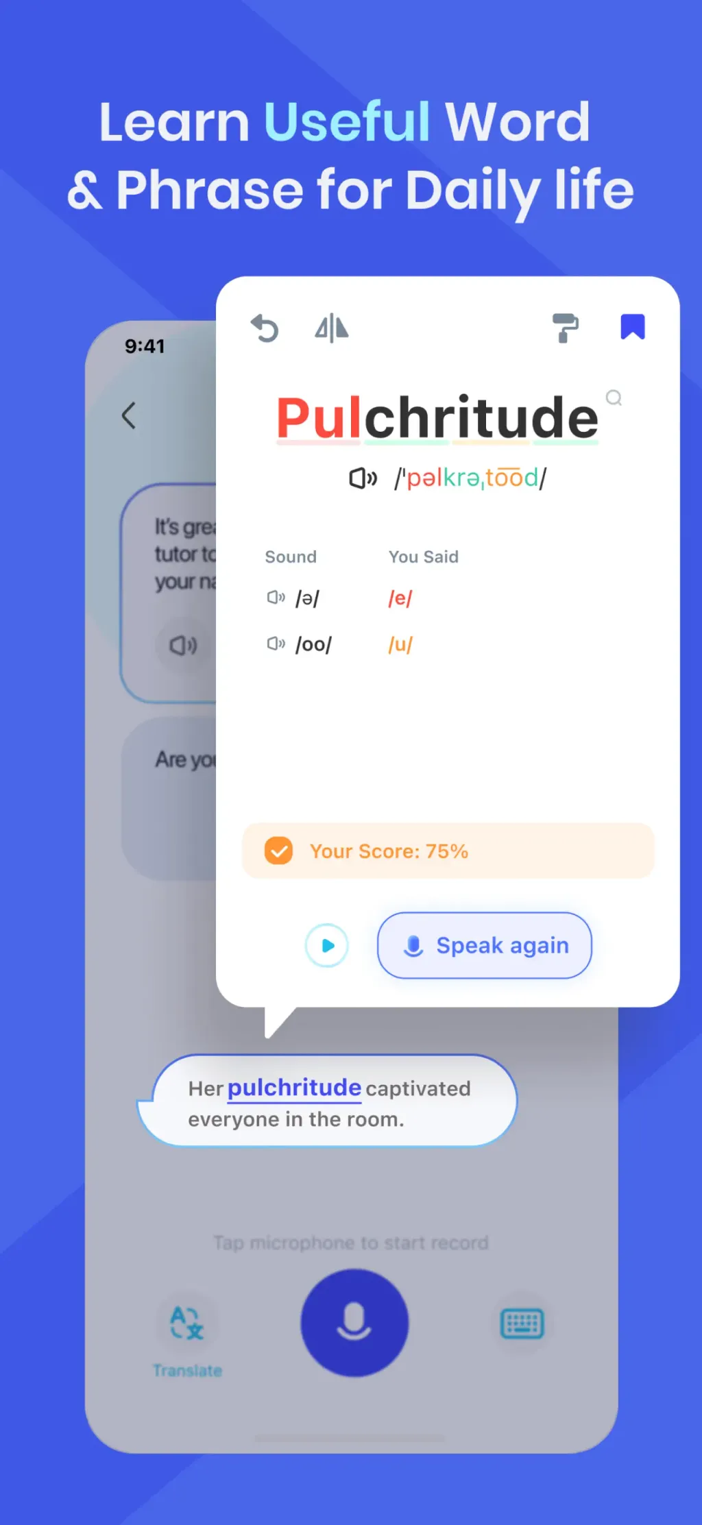 Hablo: Speak & Learn English App Store screenshot 4