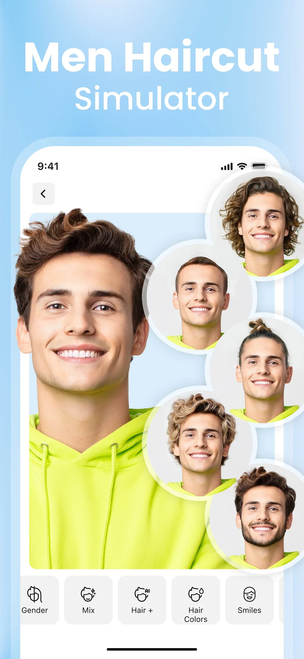 Hair AI: Hairstyle Filter, Cut screenshot 1