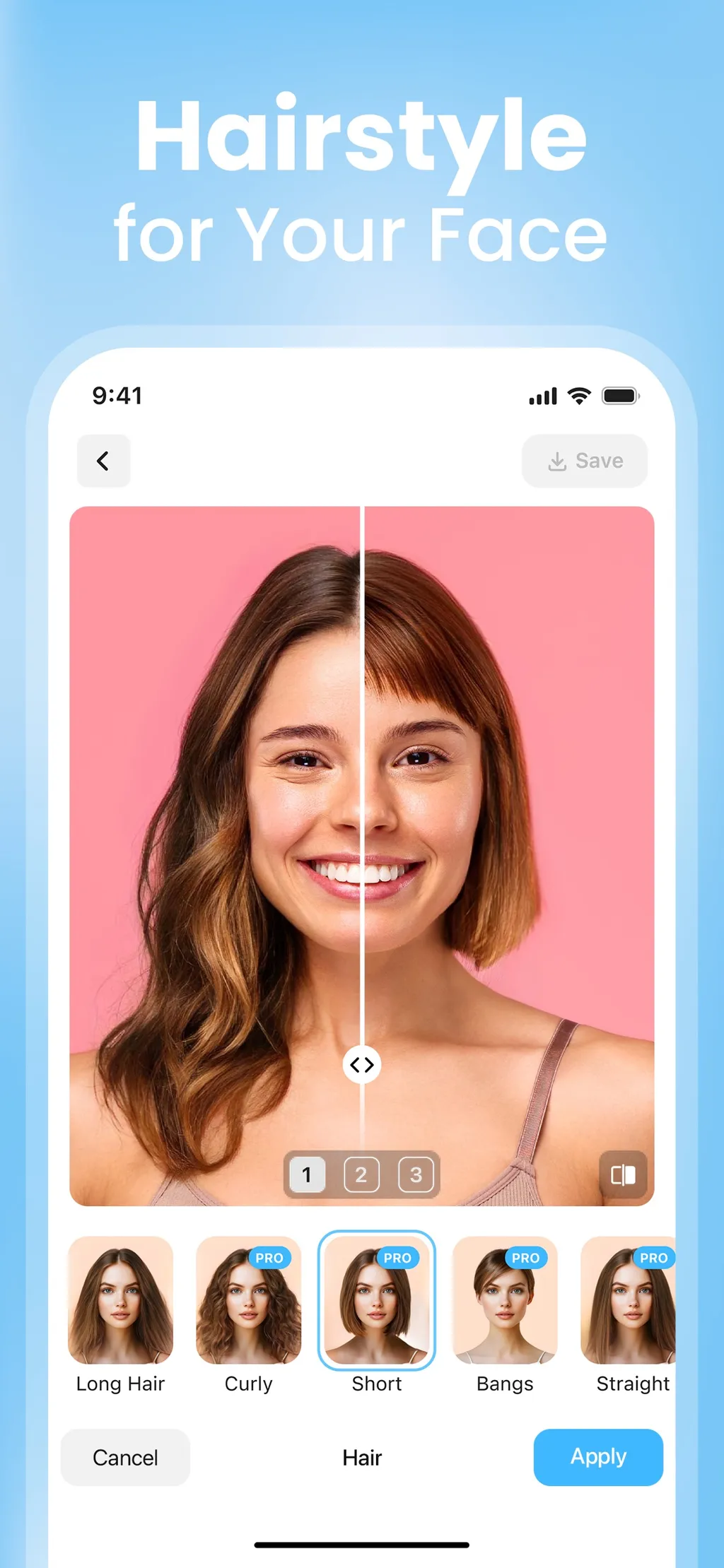 Hair AI: Hairstyle Filter, Cut App Store screenshot 7