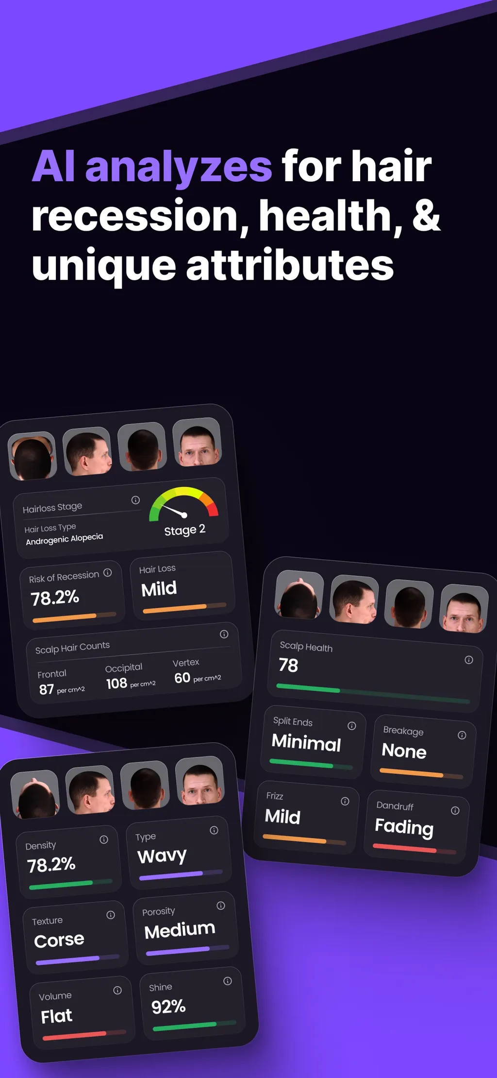 Hair Snap Health & Style Scan App Store screenshot 5