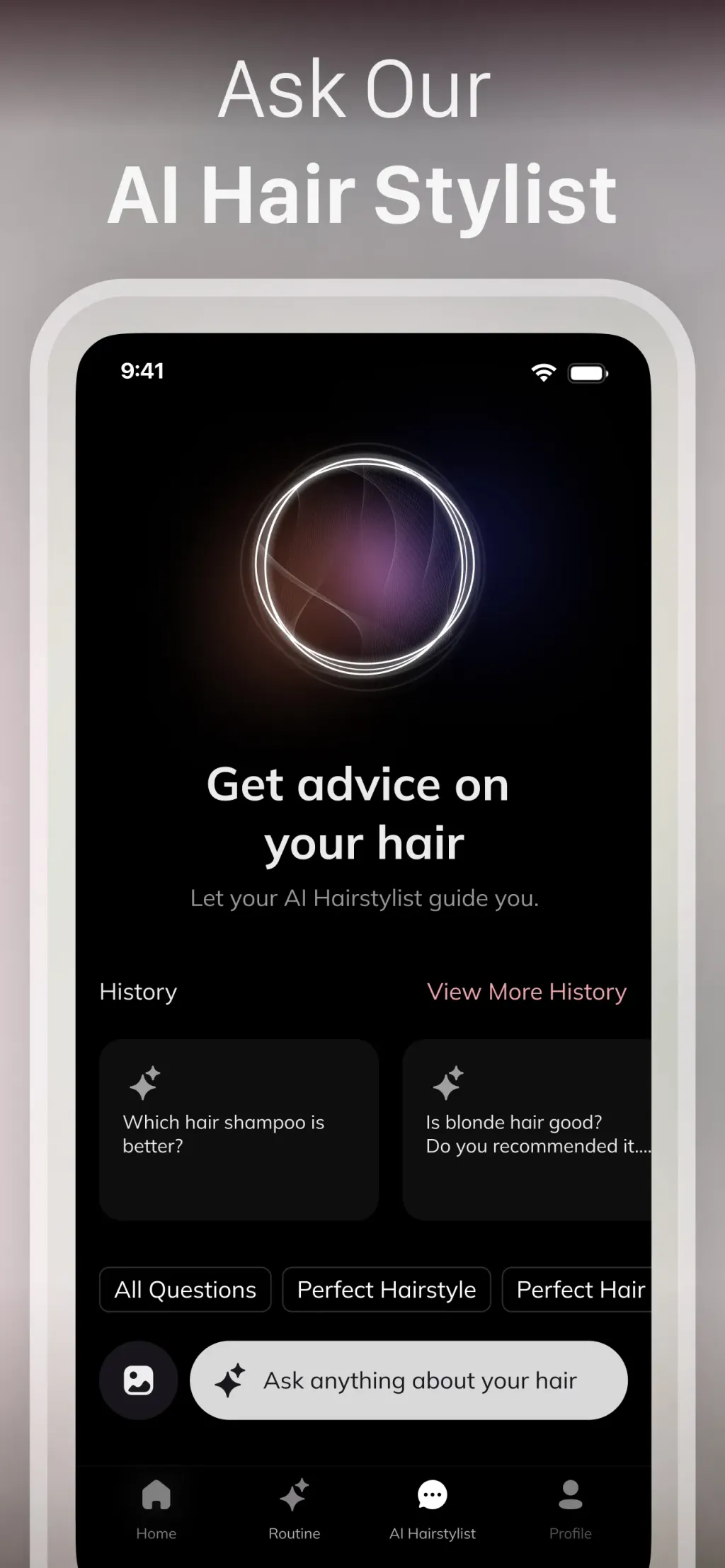 HairApp: AI Hairstyle Try On screenshot 1