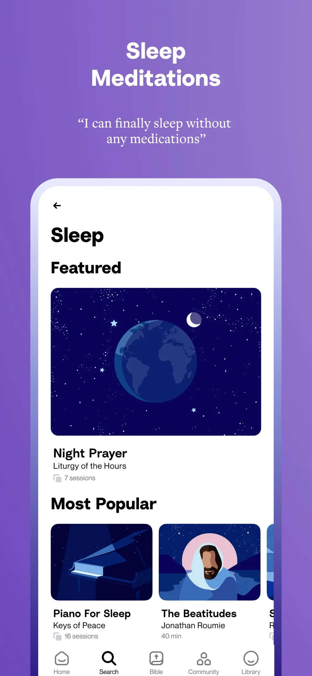 Hallow: Prayer & Meditation App Store screenshot 4