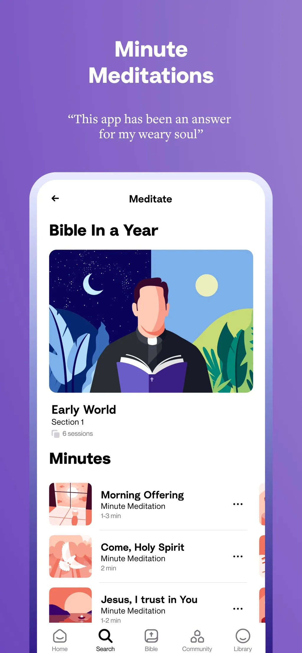 Hallow: Prayer & Meditation App Store screenshot 6