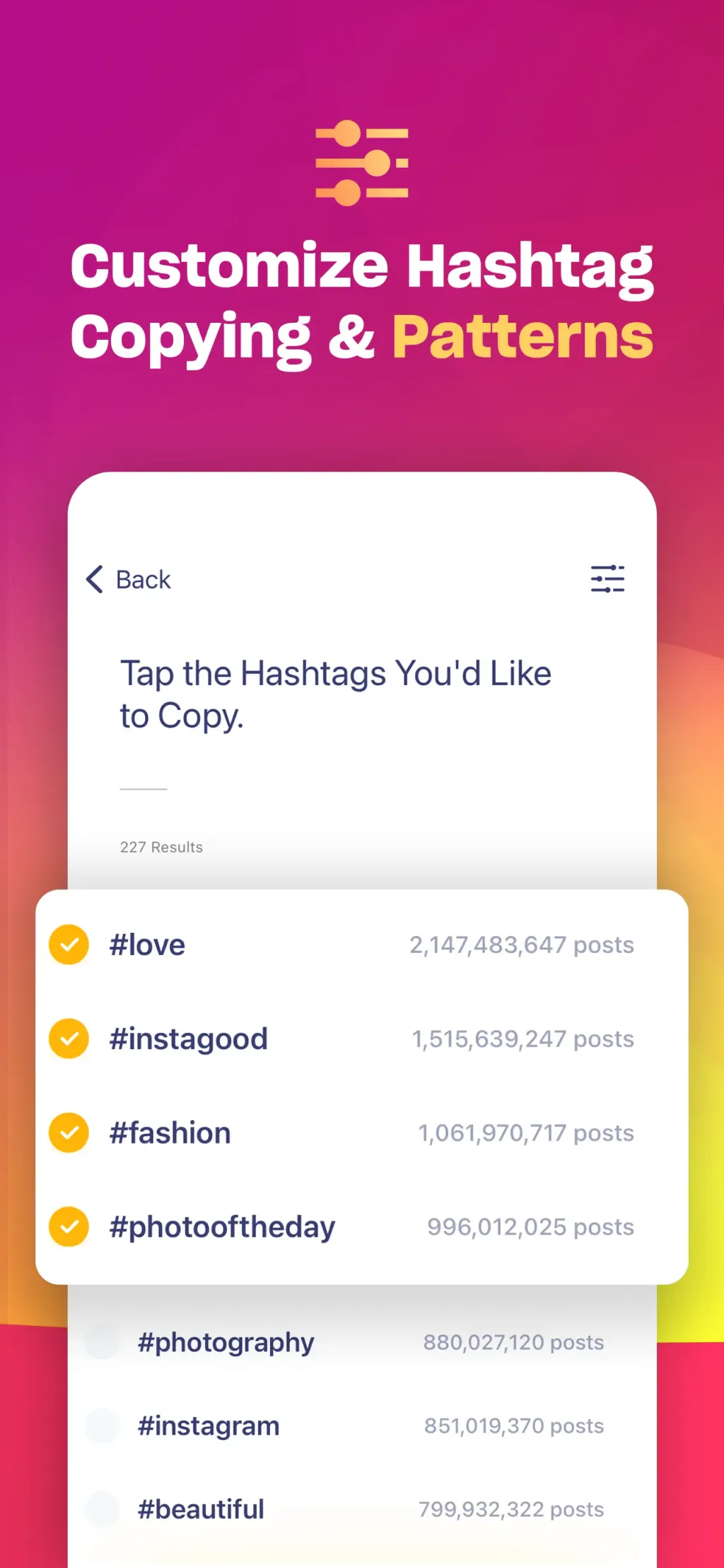 Hashtag Expert: AI Captions App Store screenshot 8