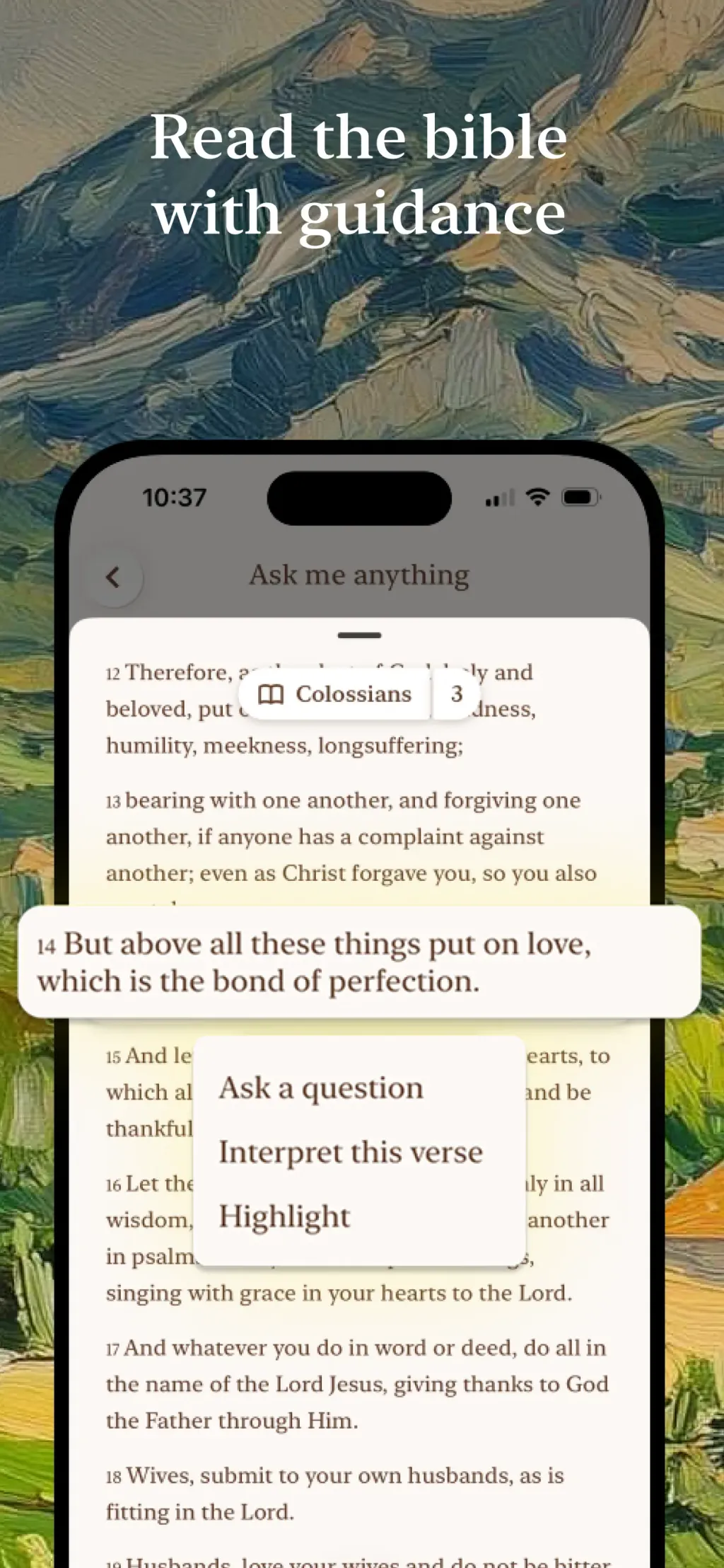 Haven - Bible Chat screenshot 1