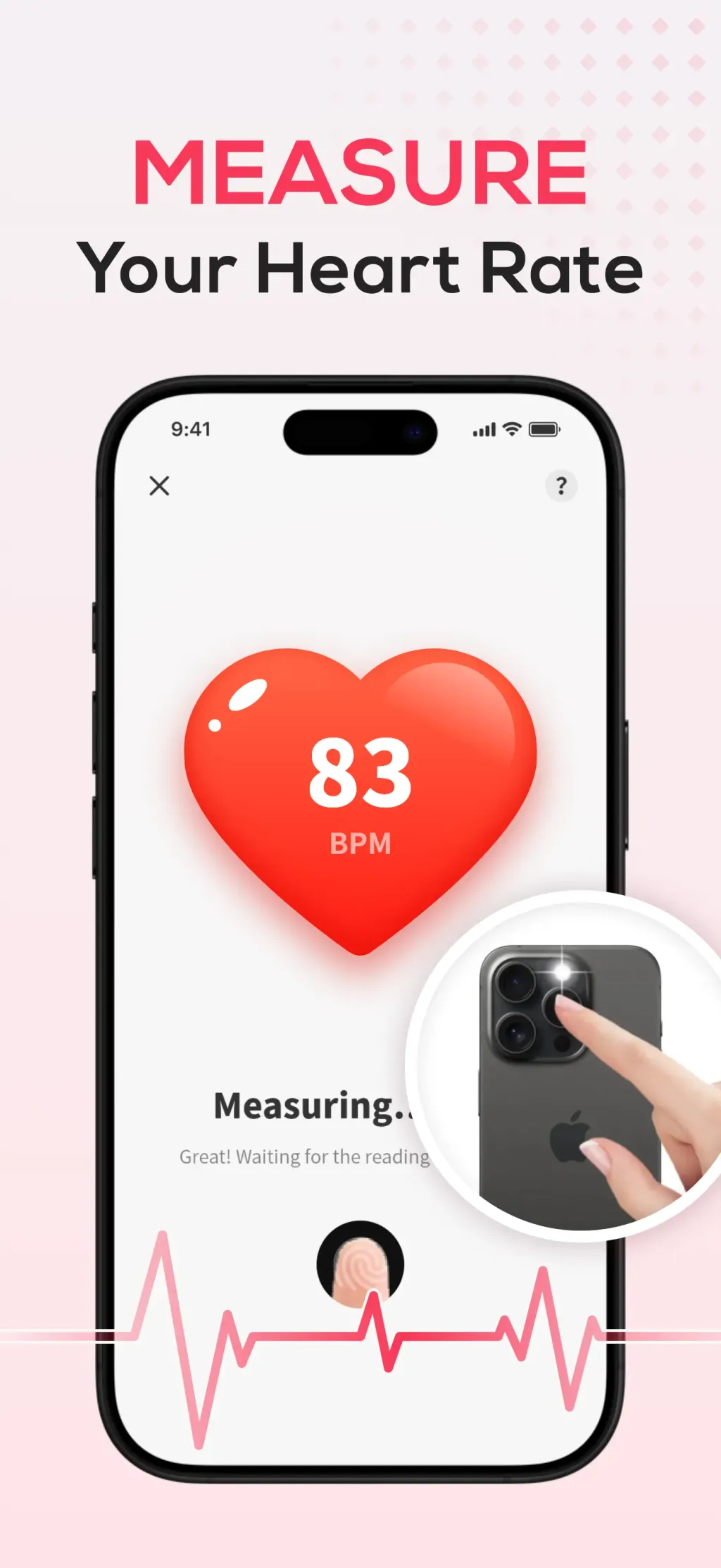 Health Tracker- HeartRate & BP screenshot 1