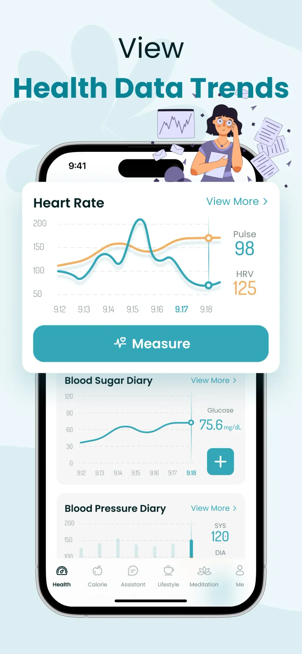 HealthBit-Lifestyle&Heart Care App Store screenshot 6