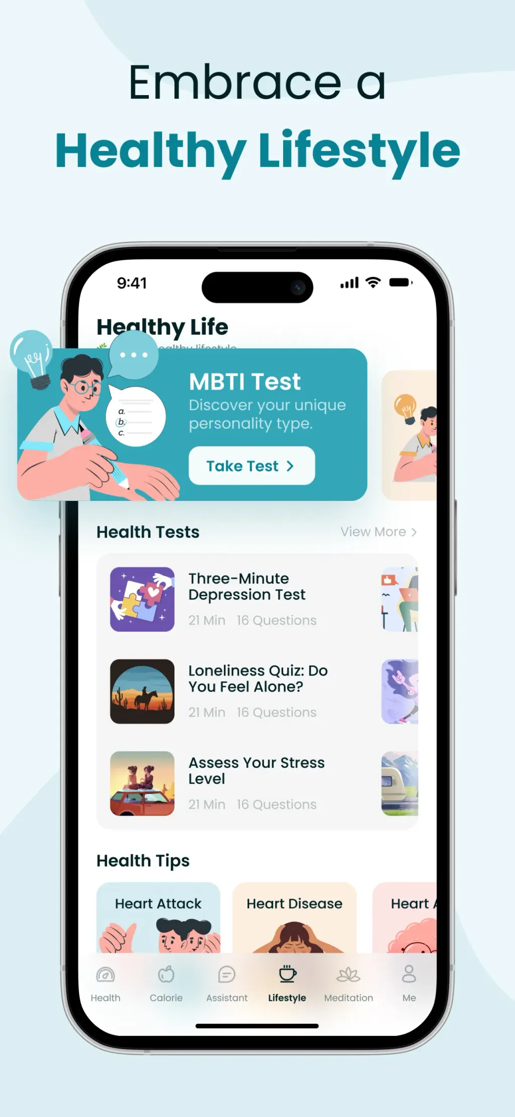 HealthBit-Lifestyle&Heart Care App Store screenshot 7