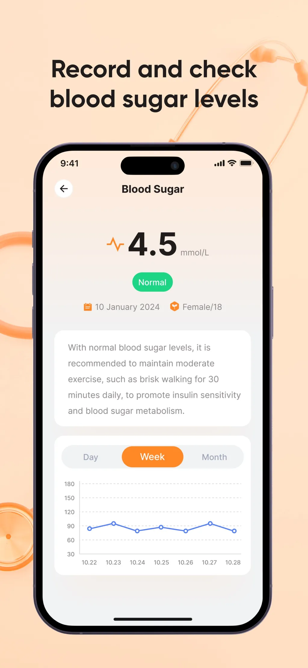 HealthGuard:Heart&Blood Sugar App Store screenshot 3