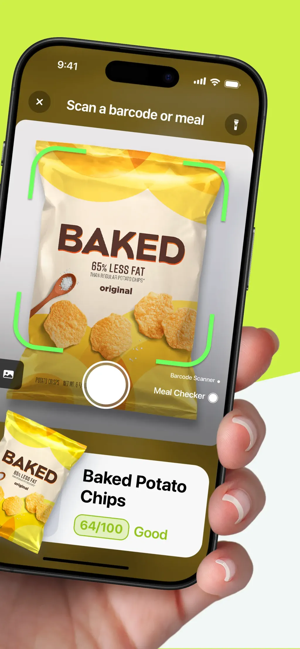 Healthy Food Scanner - OnFork screenshot 1