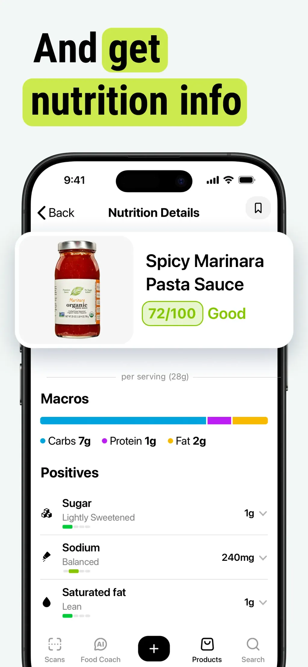 Healthy Food Scanner - OnFork screenshot 6