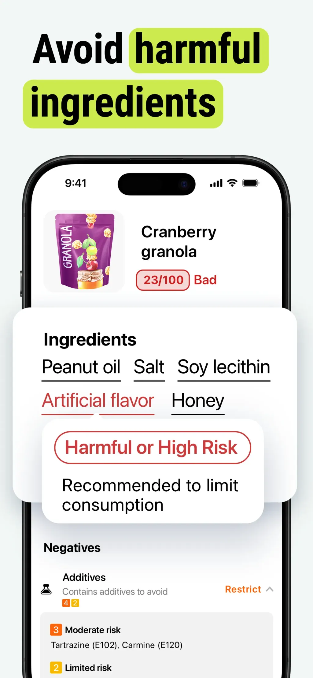 Healthy Food Scanner - OnFork screenshot 2
