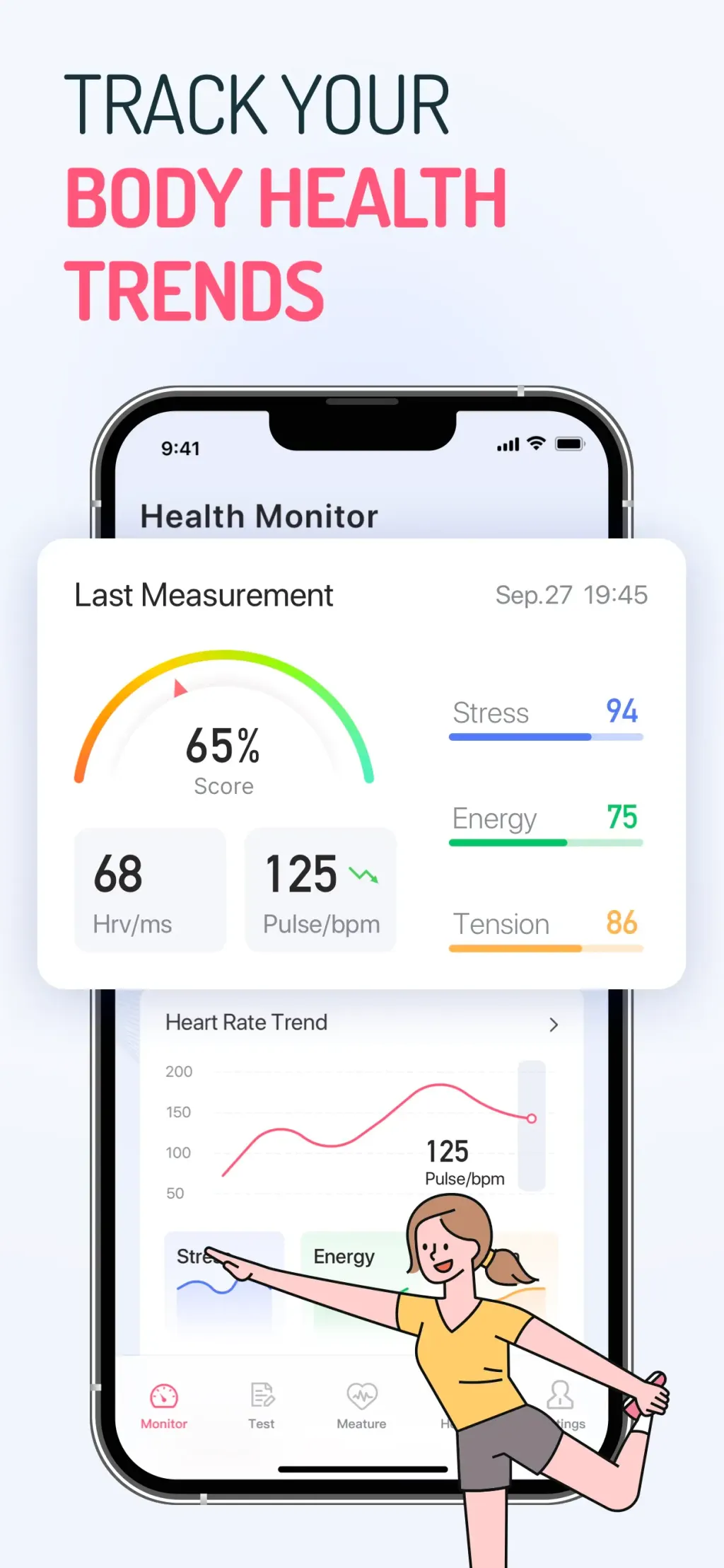 HeartFit - Heart Rate Monitor App Store screenshot 3