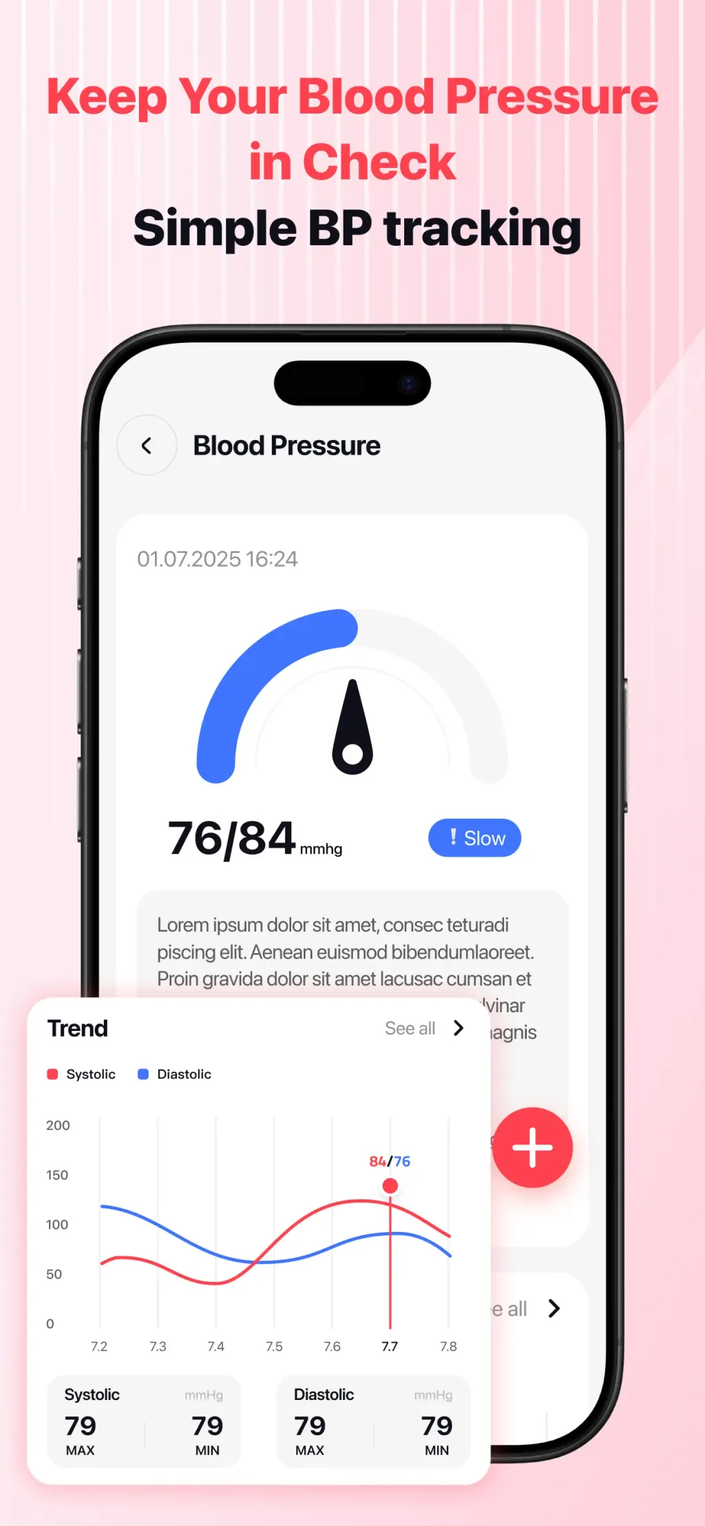 HeartSnap:Health Tracker screenshot 1