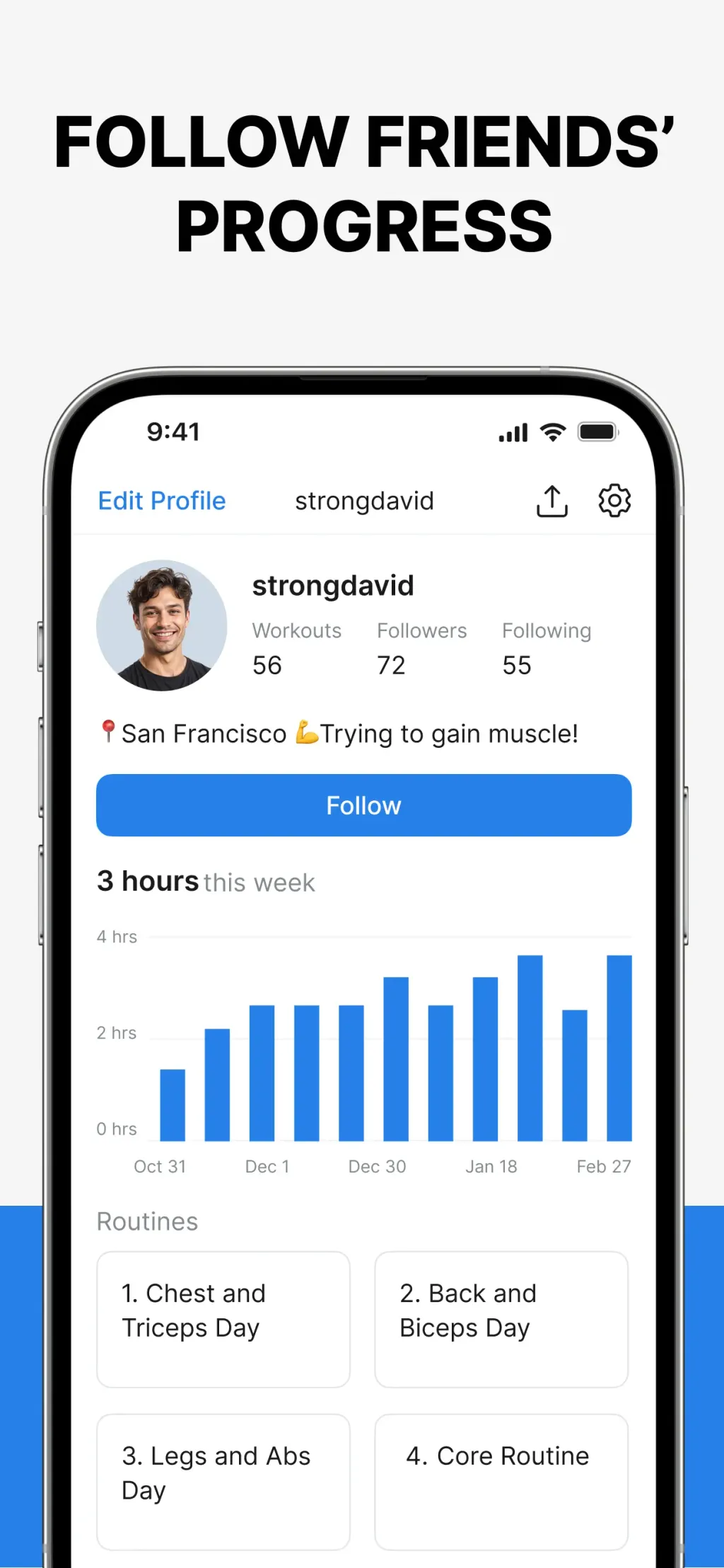 Hevy - Workout Tracker Gym Log App Store screenshot 8