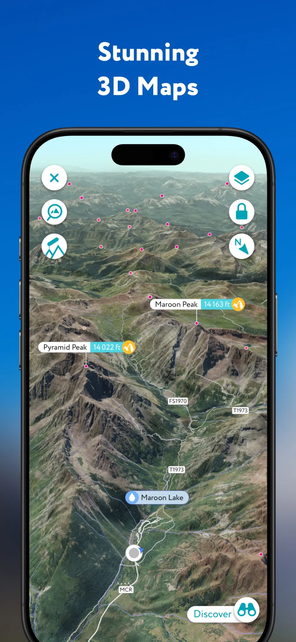 Hiking and Skiing - PeakVisor screenshot 3