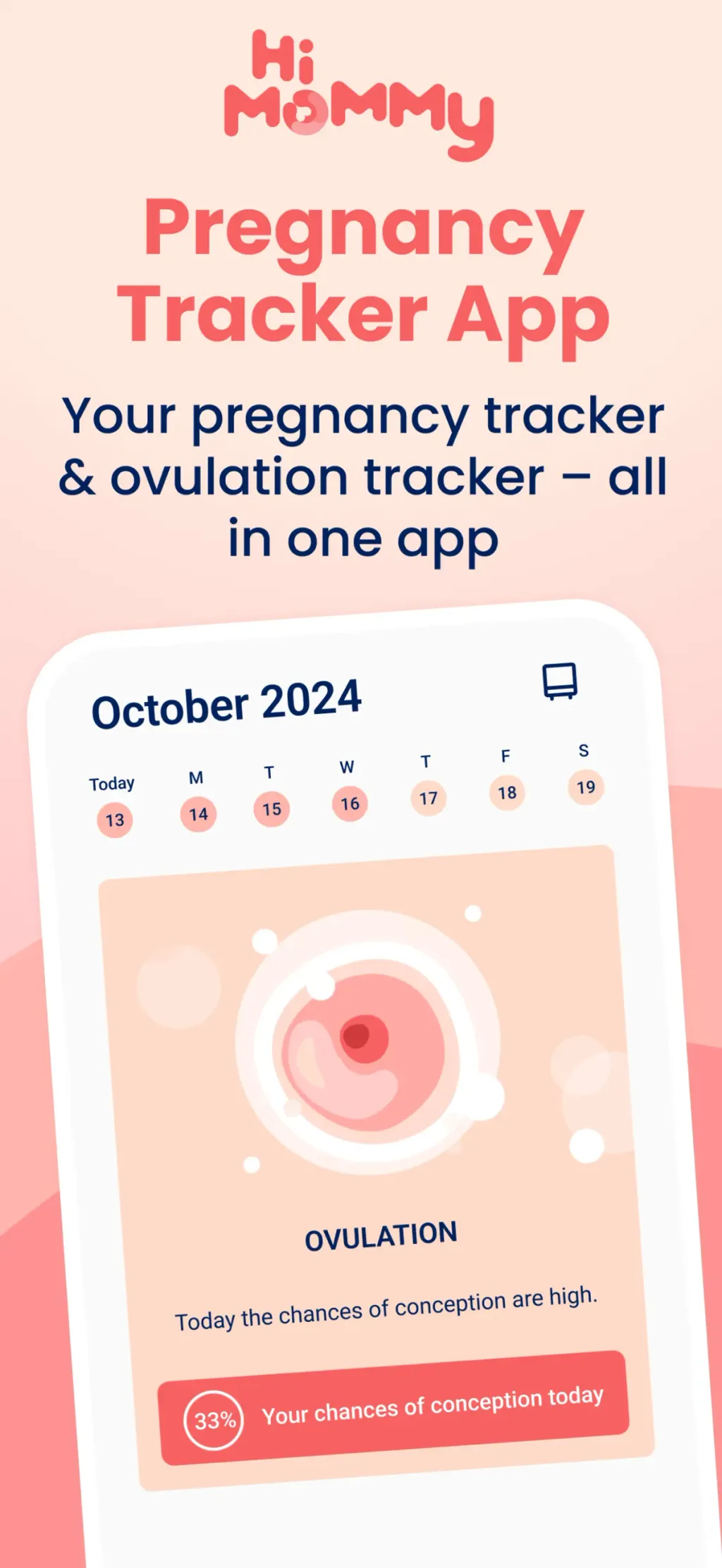 HiMommy: Ovulation & Pregnancy App Store screenshot 1