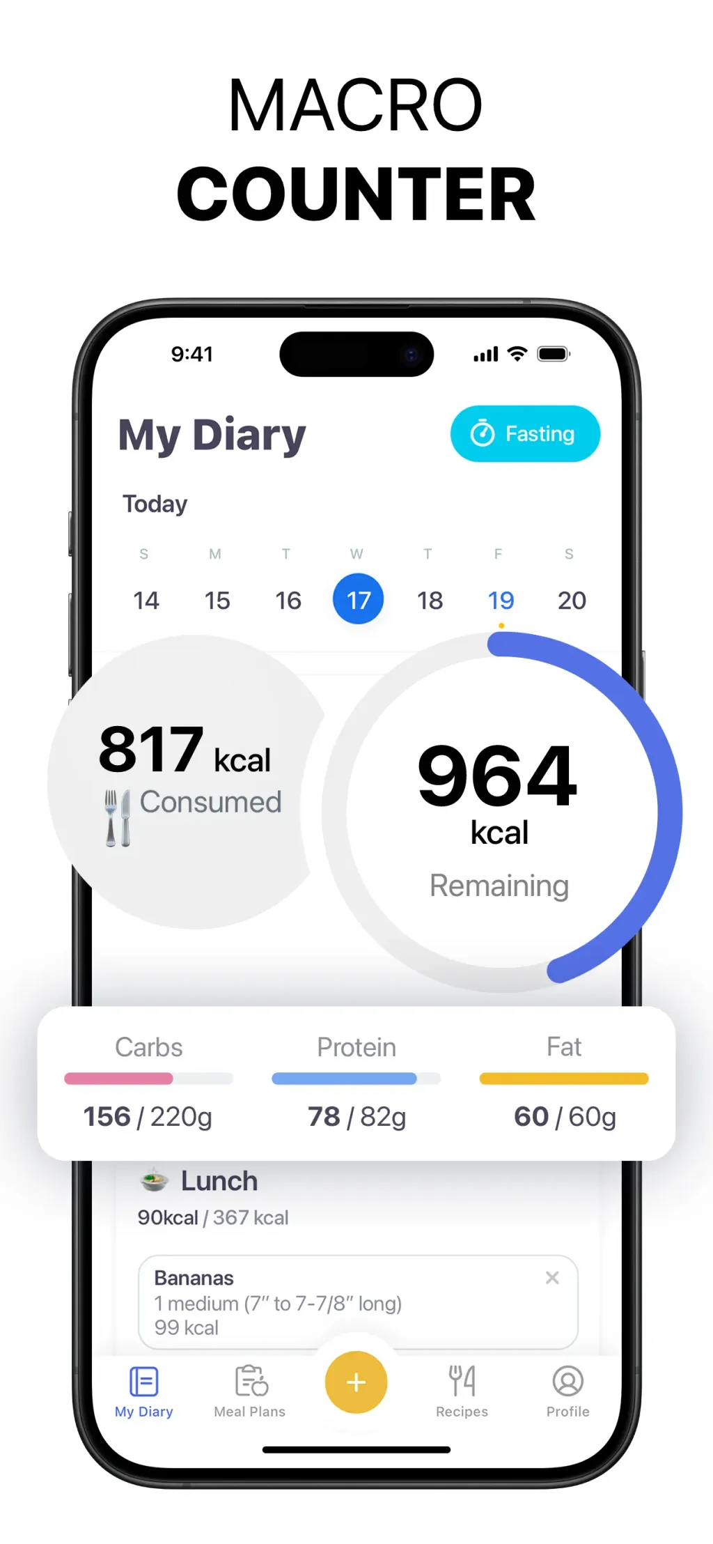 HitMeal Calorie & Food Tracker App Store screenshot 3