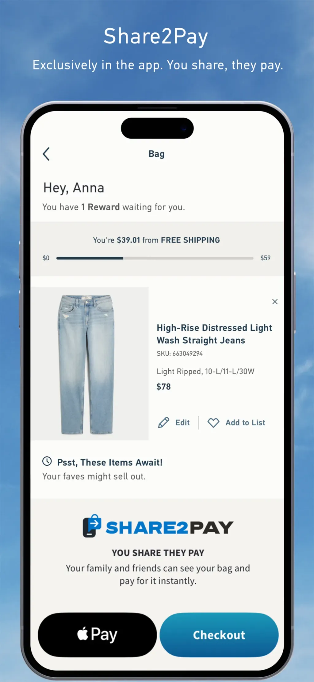 Hollister Co. App Store screenshot 7