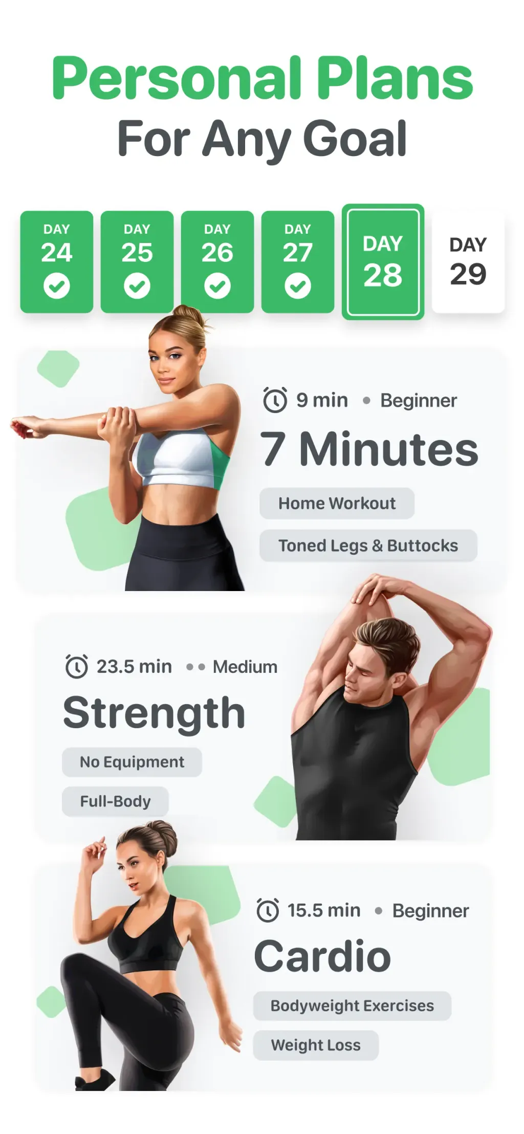 Home Fitness Coach: FitCoach App Store screenshot 2