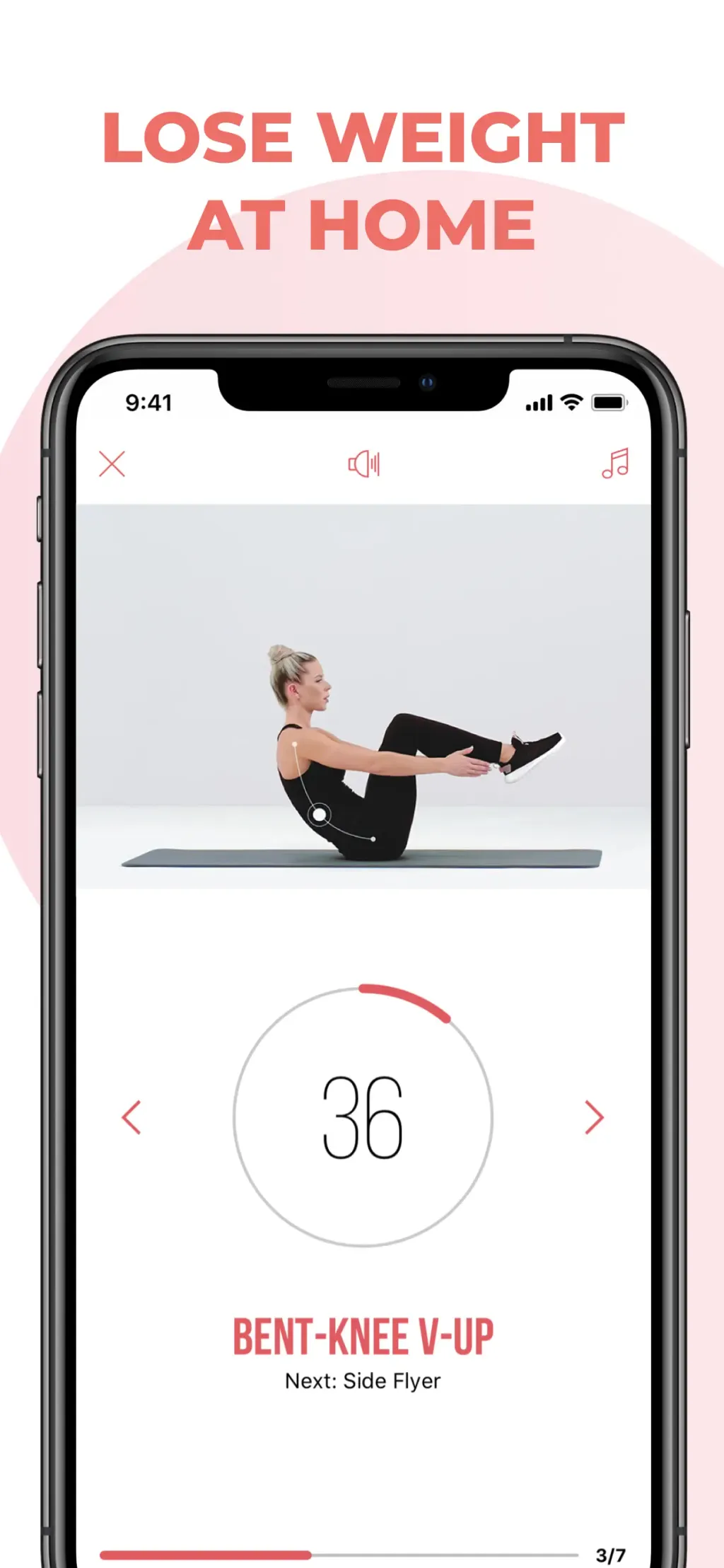 Home Fitness for Weight Loss App Store screenshot 1