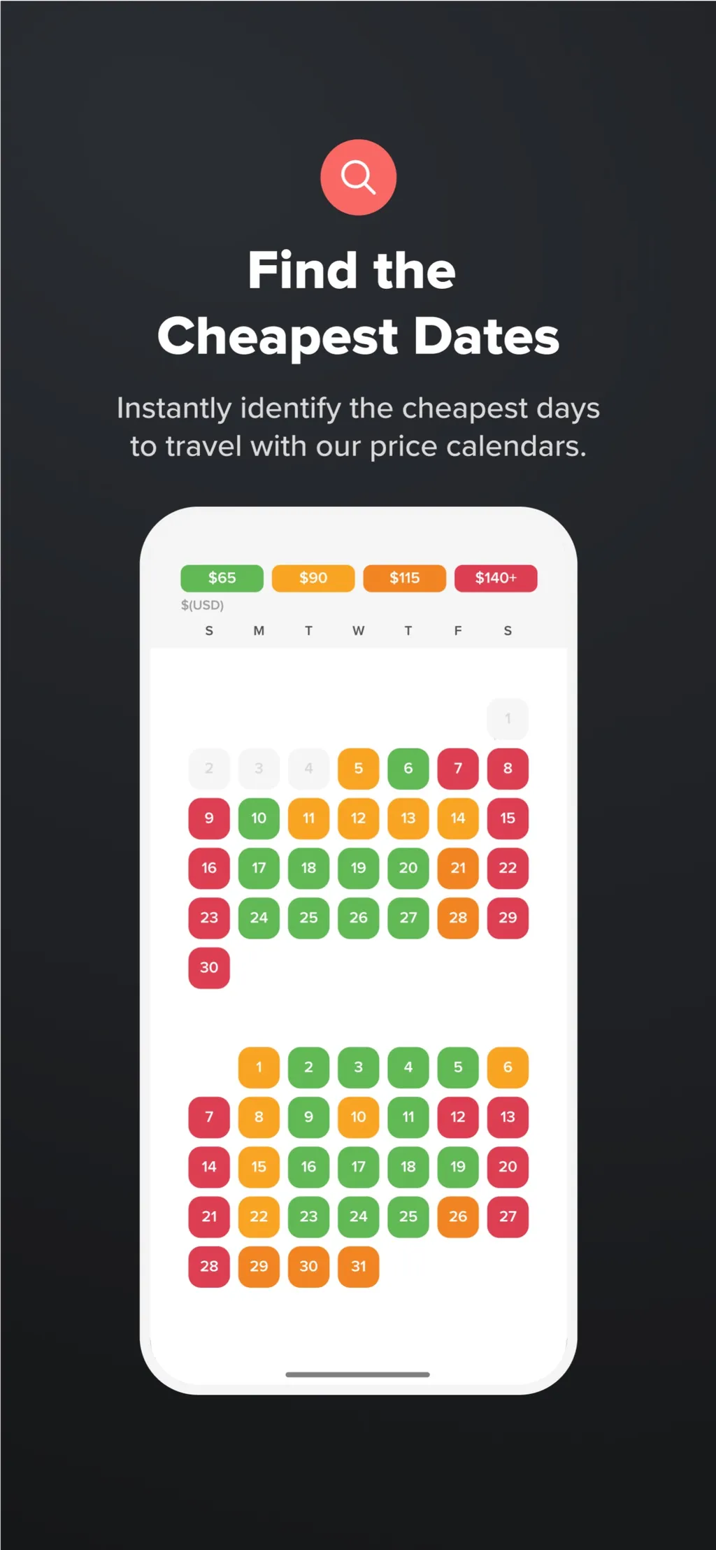 Hopper: Flights, Hotels & Cars App Store screenshot 2